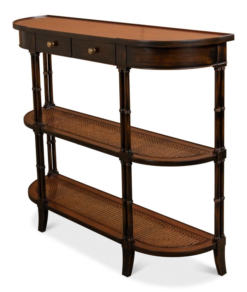 Winston Console Table W/Shelves - Remutear