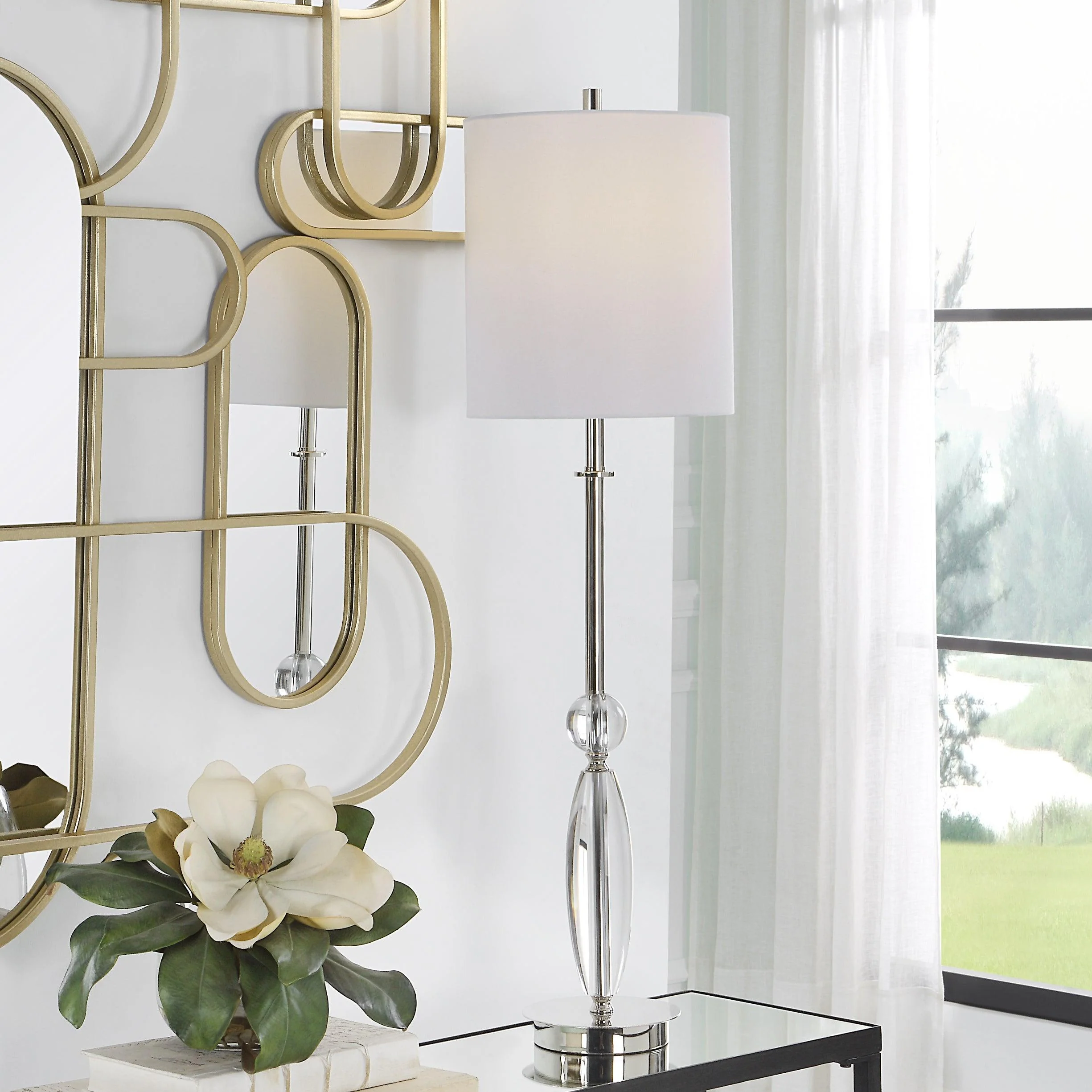 Sceptre Crystal Buffet Lamp - Remutear