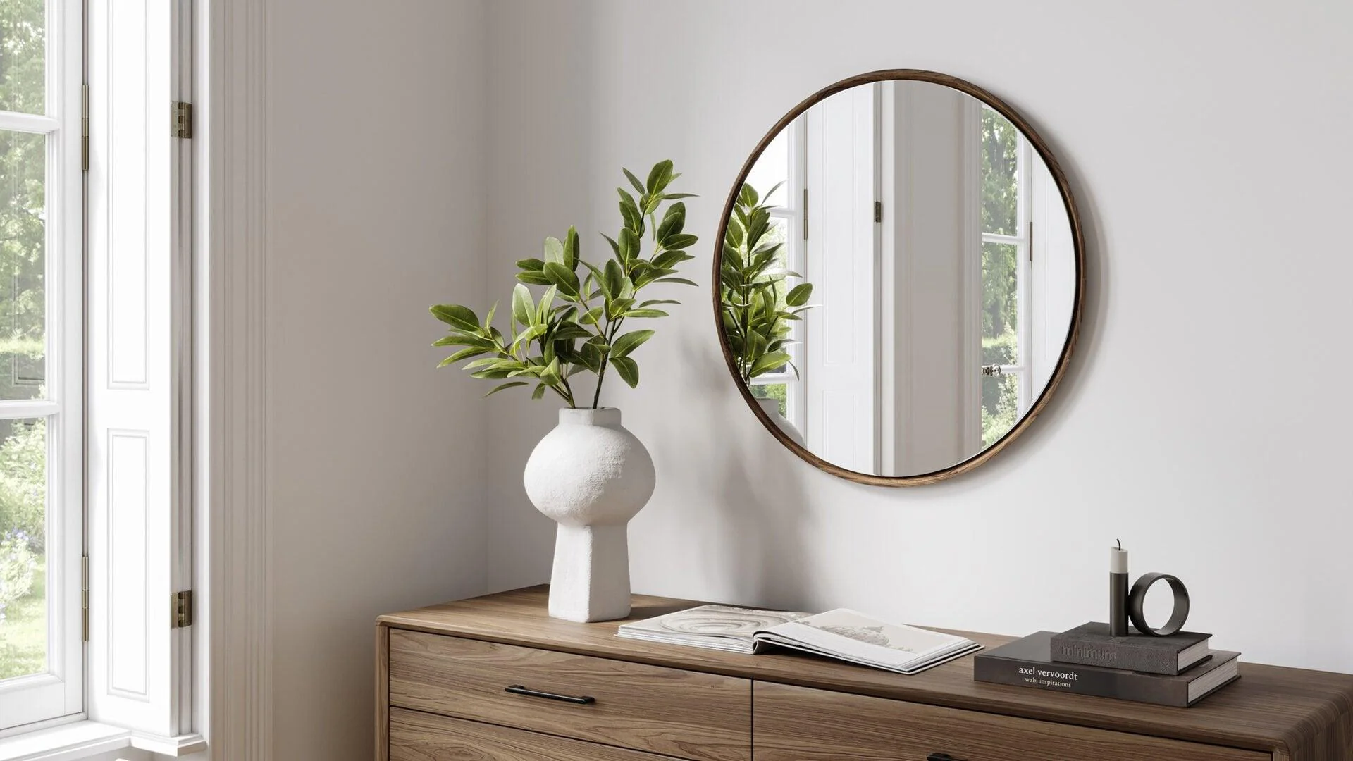 LINQ Wall Mirror - Round - Remutear