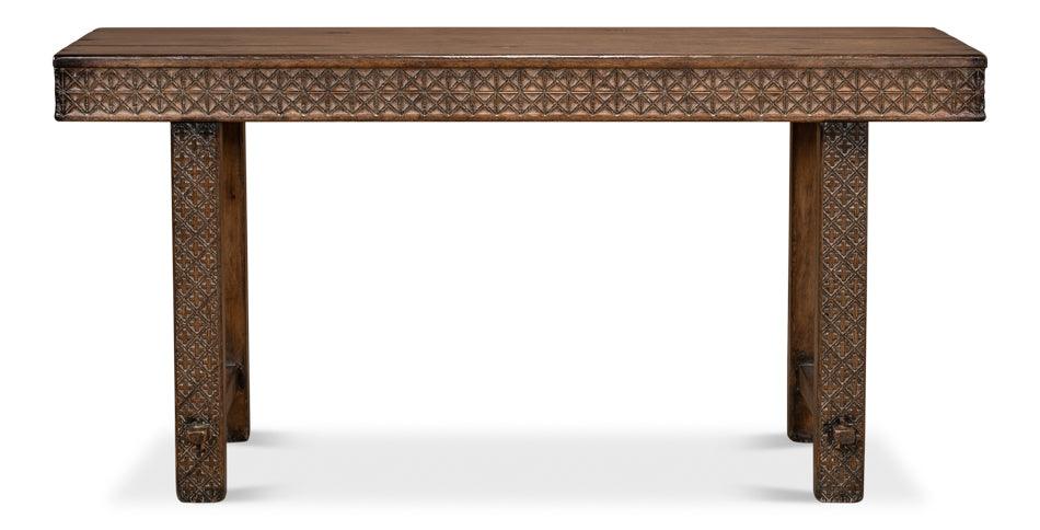 Honeycomb & Cross Console Table - Remutear