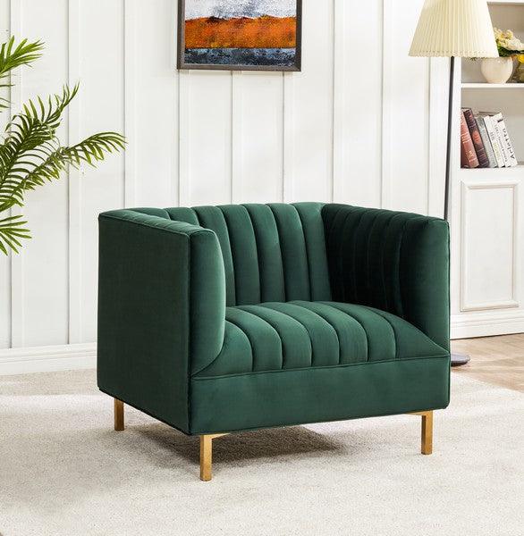 DORIS VELVET CLUB CHAIR - Remutear