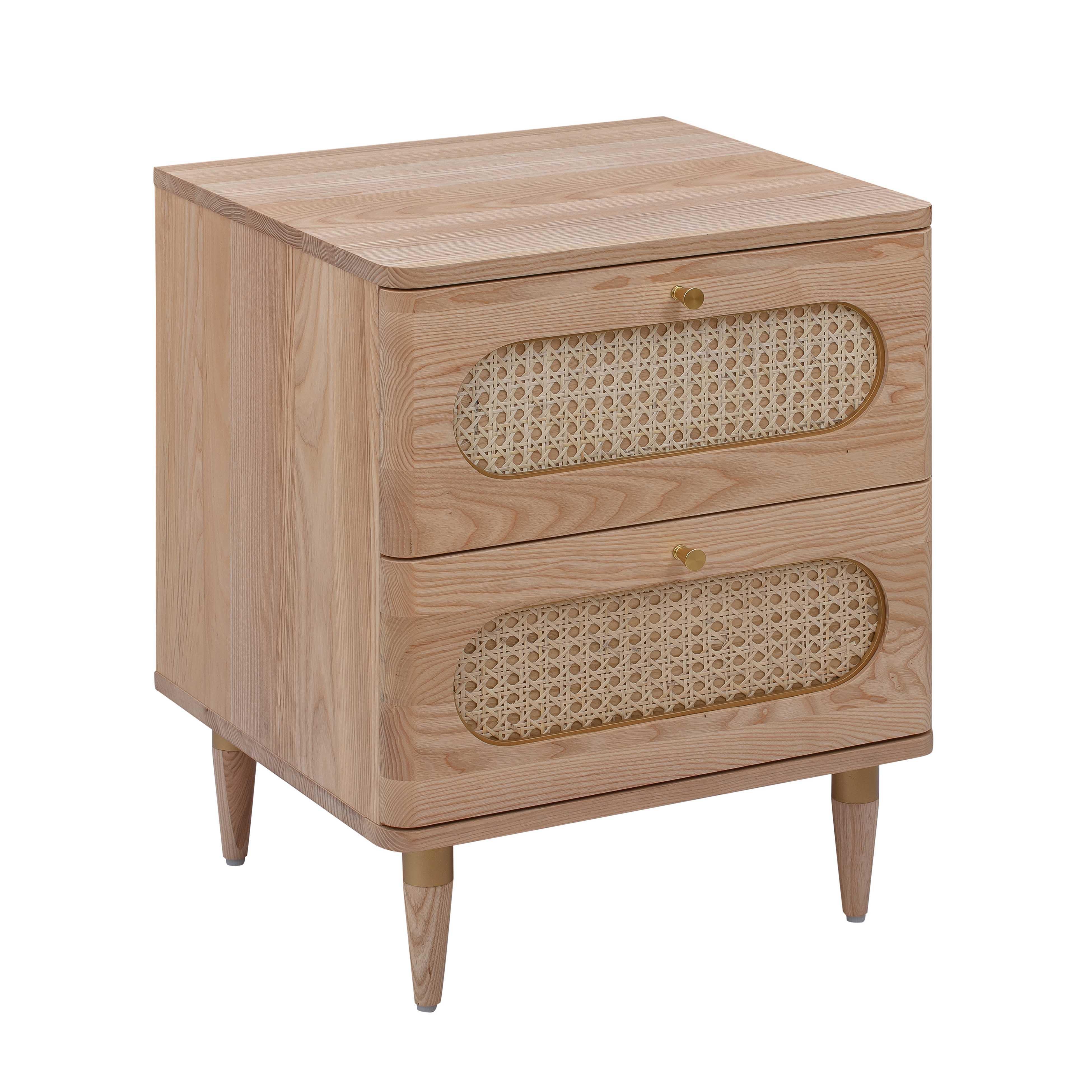 Carmen Cane Nightstand - Remutear