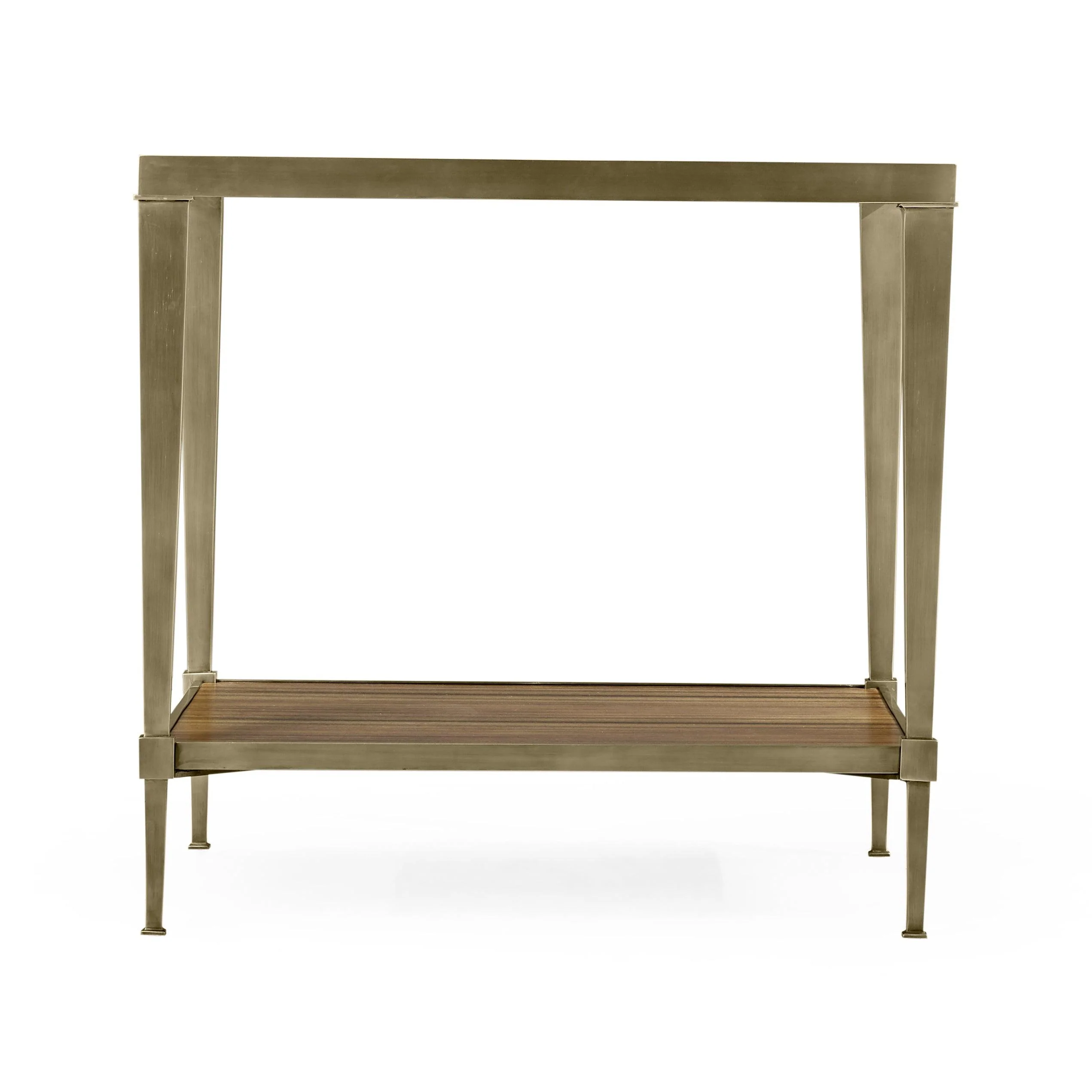 Hamilton Square Golden Amber Lamp Table - Remutear