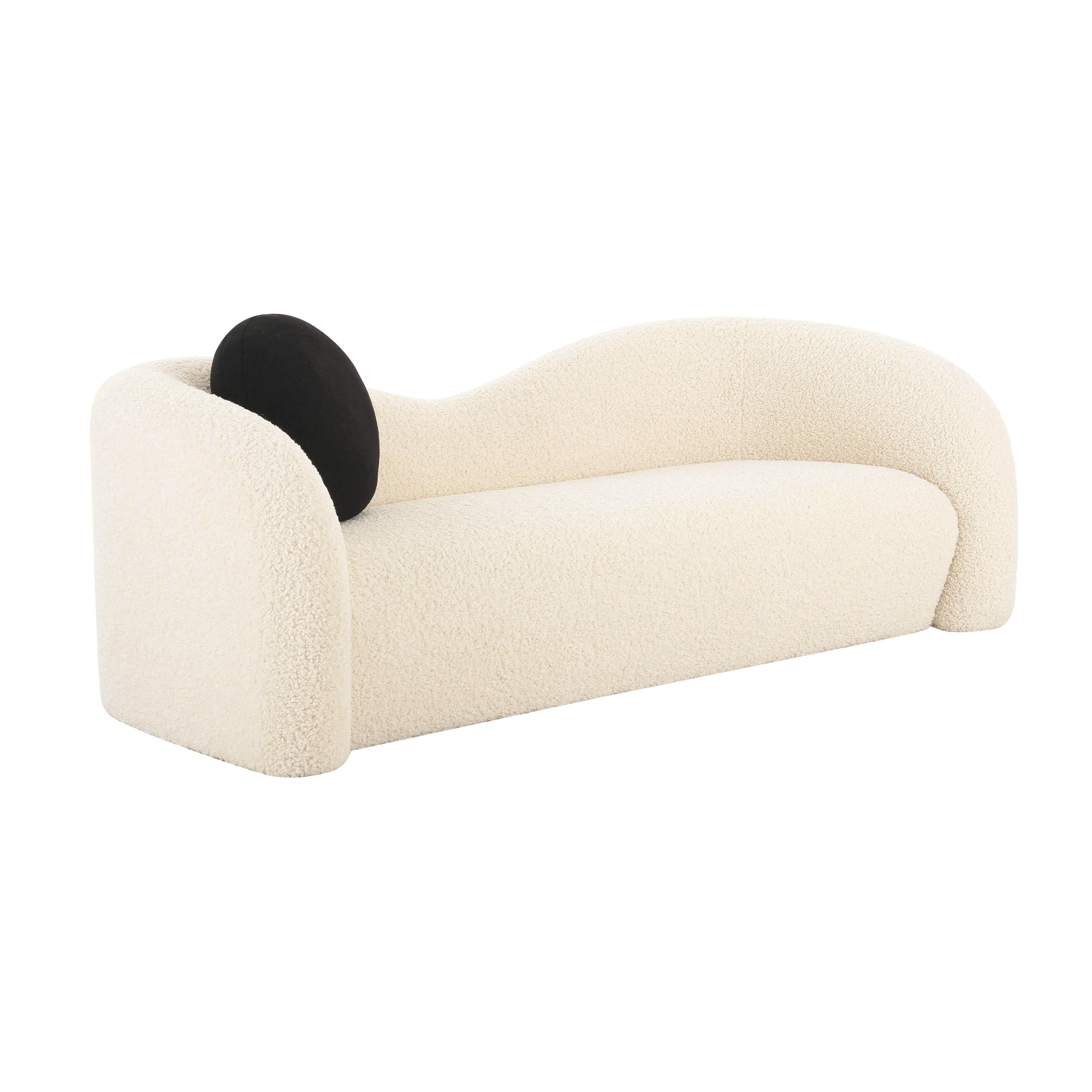 Leonie Beige Faux Shearling 84