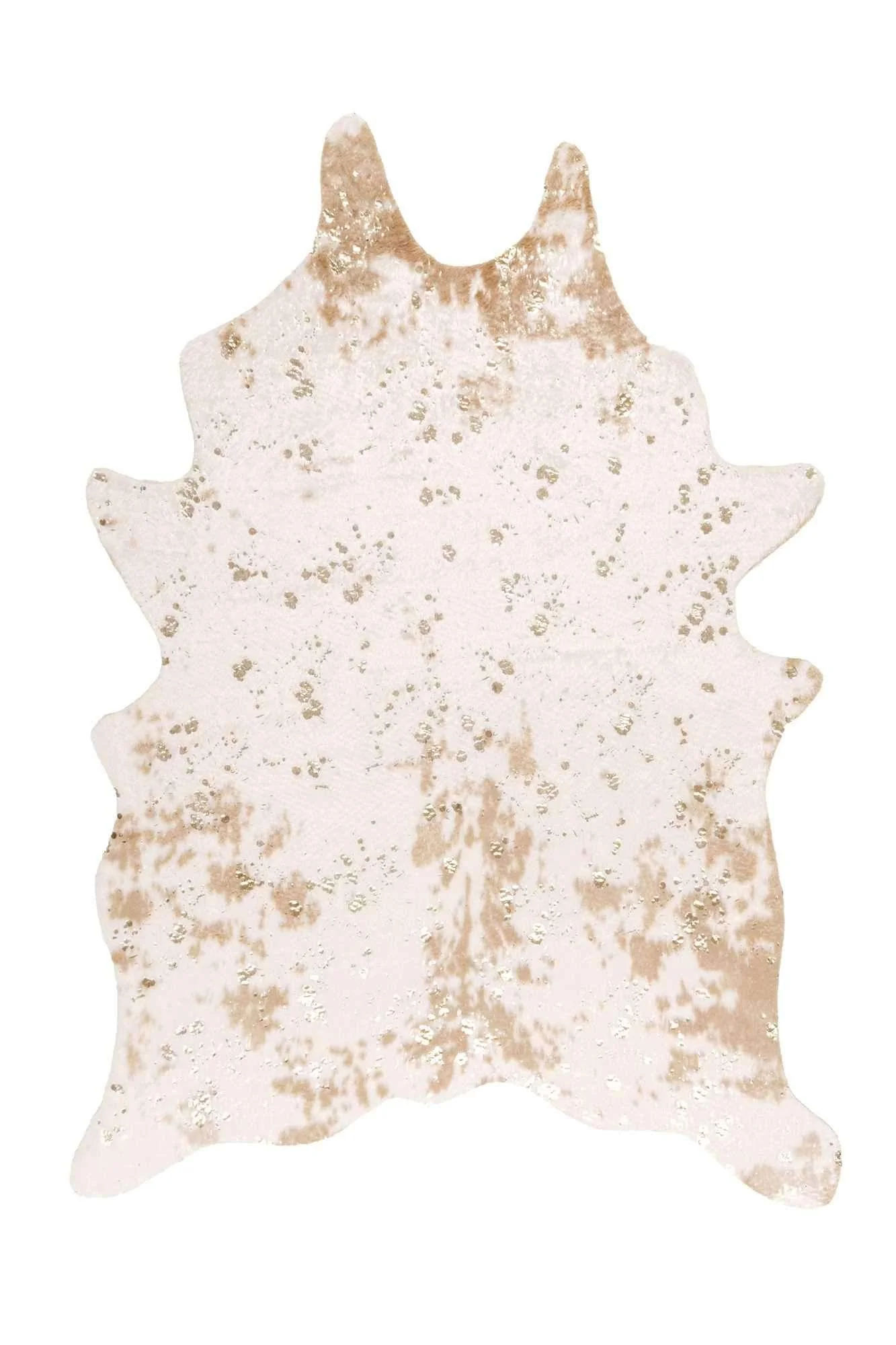 Iraida Faux Cowhide Area Rug - Remutear