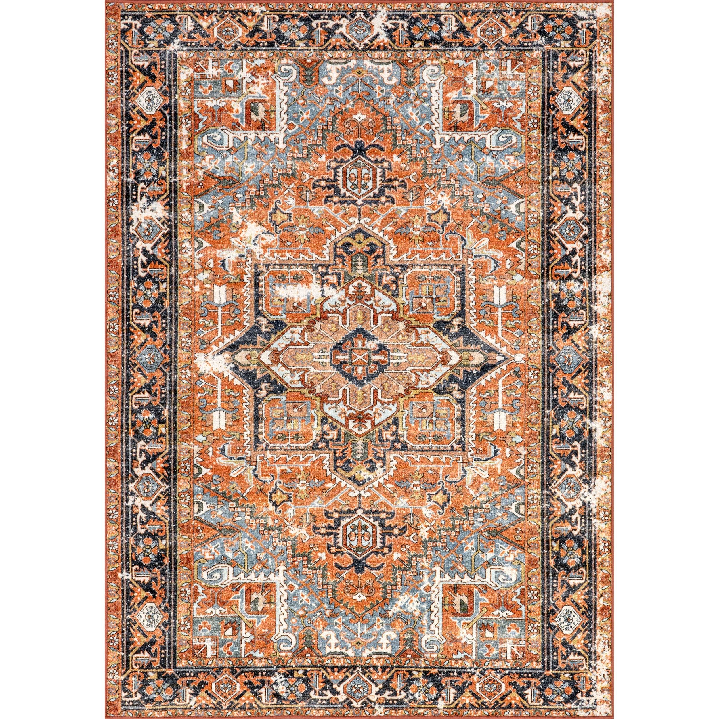 Sherita Distressed Persian Area Rug - Remutear