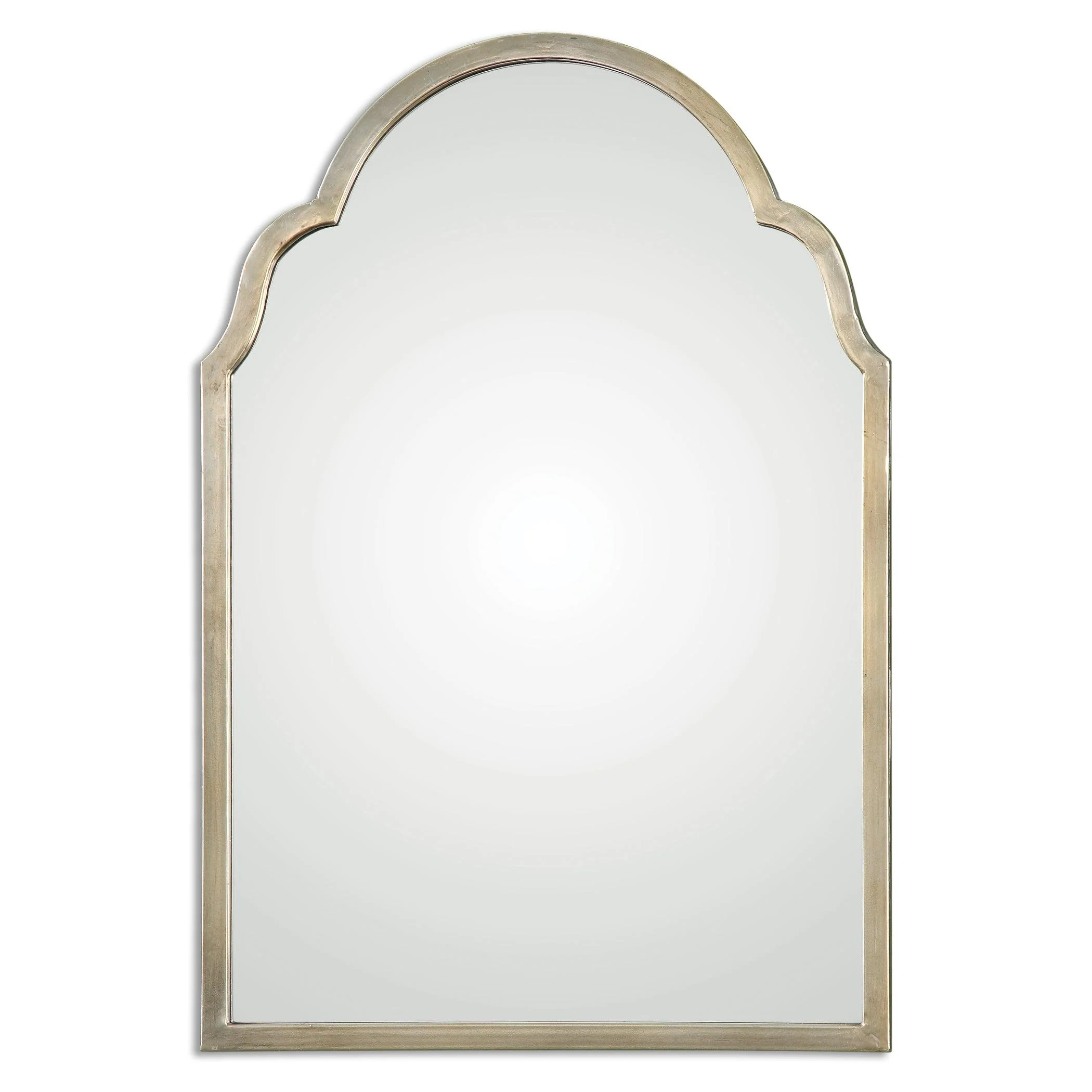 BRAYDEN PETITE SILVER ARCH MIRROR - Remutear