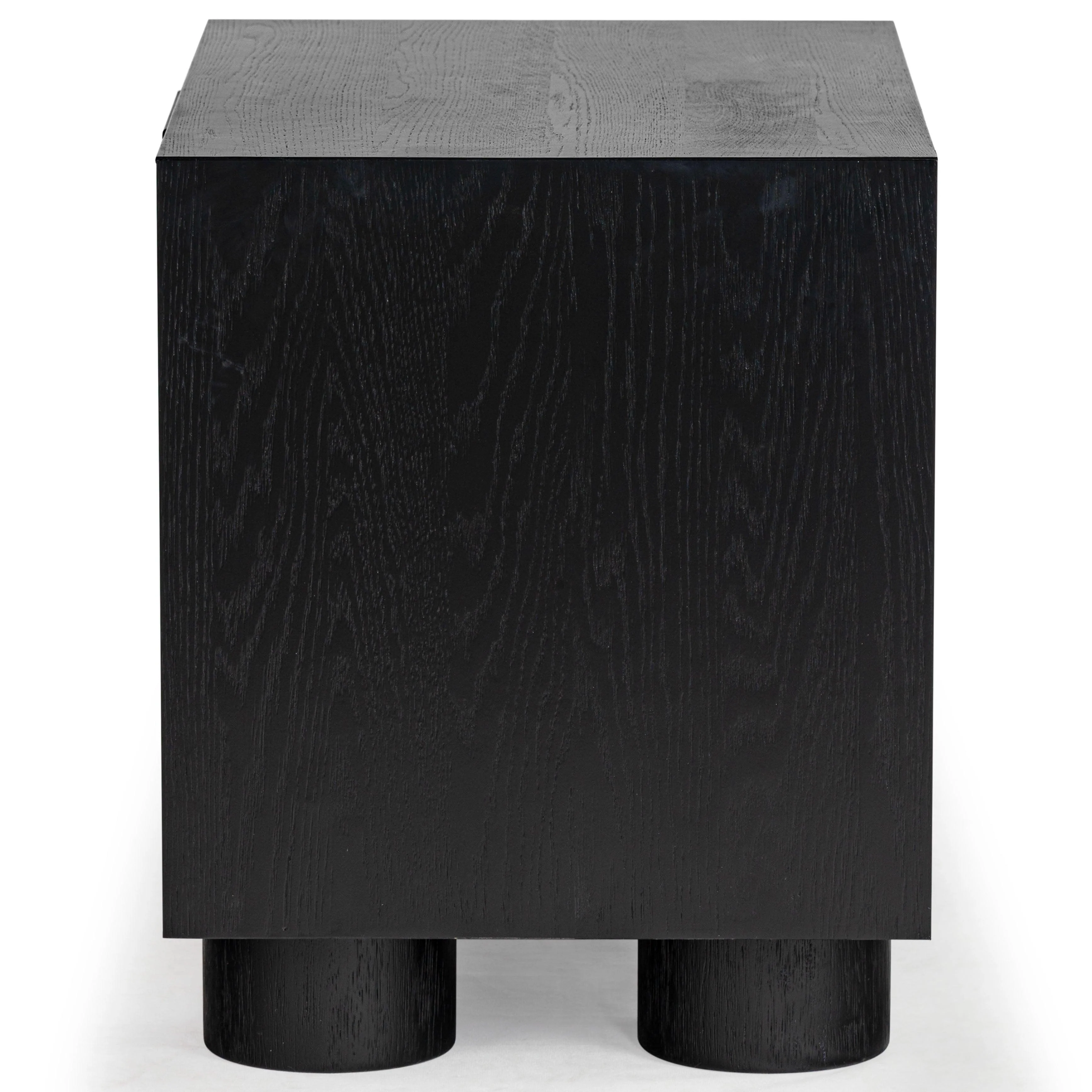 Addyson Wood 2 Drawer Nightstand - Remutear