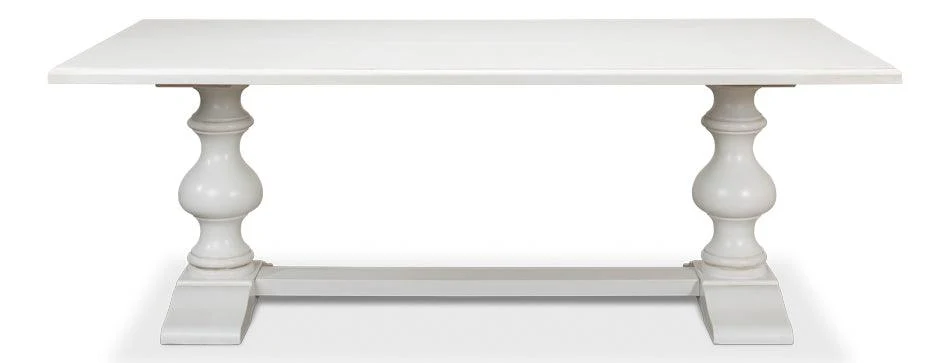 Lionisio Trestle Table - Cortina White - Remutear