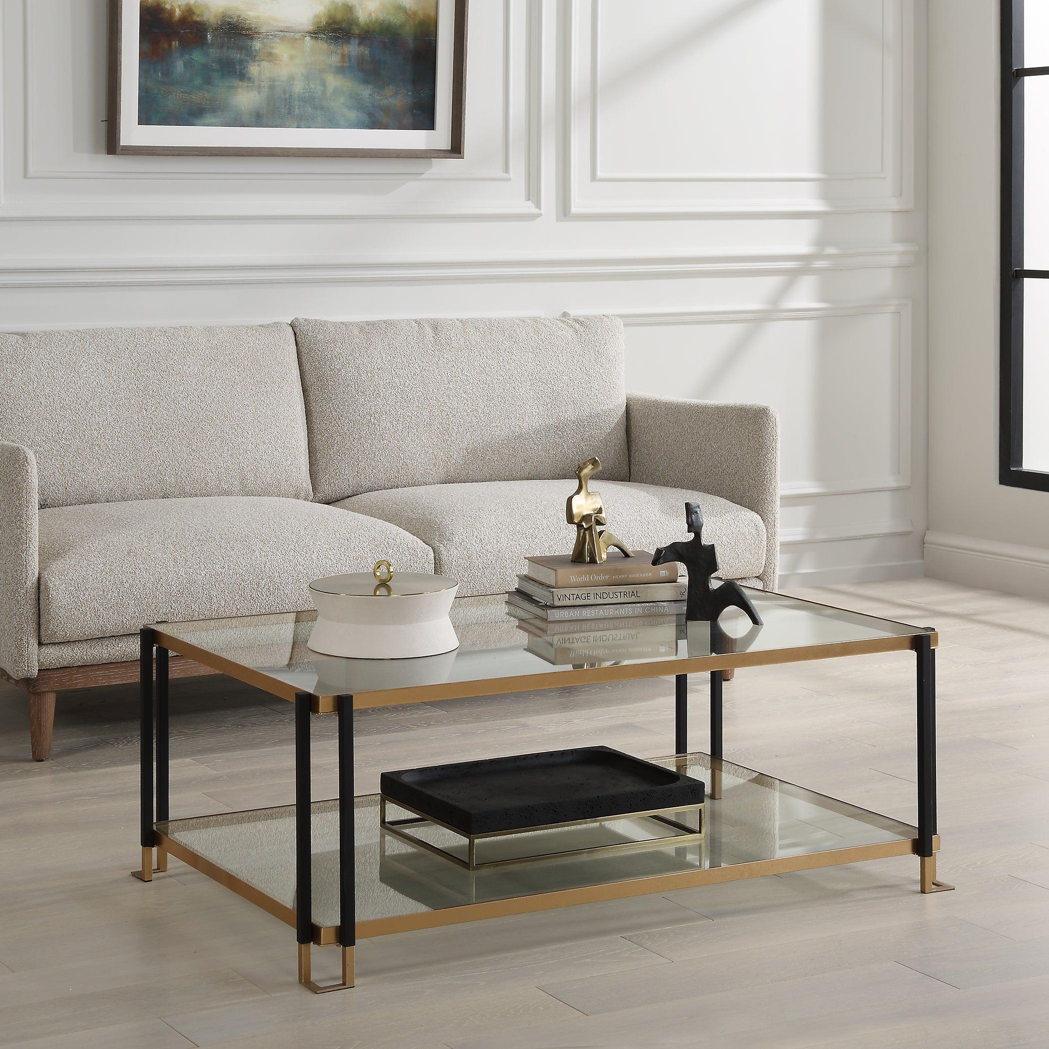 Kentmore Glass Coffee Table - Remutear