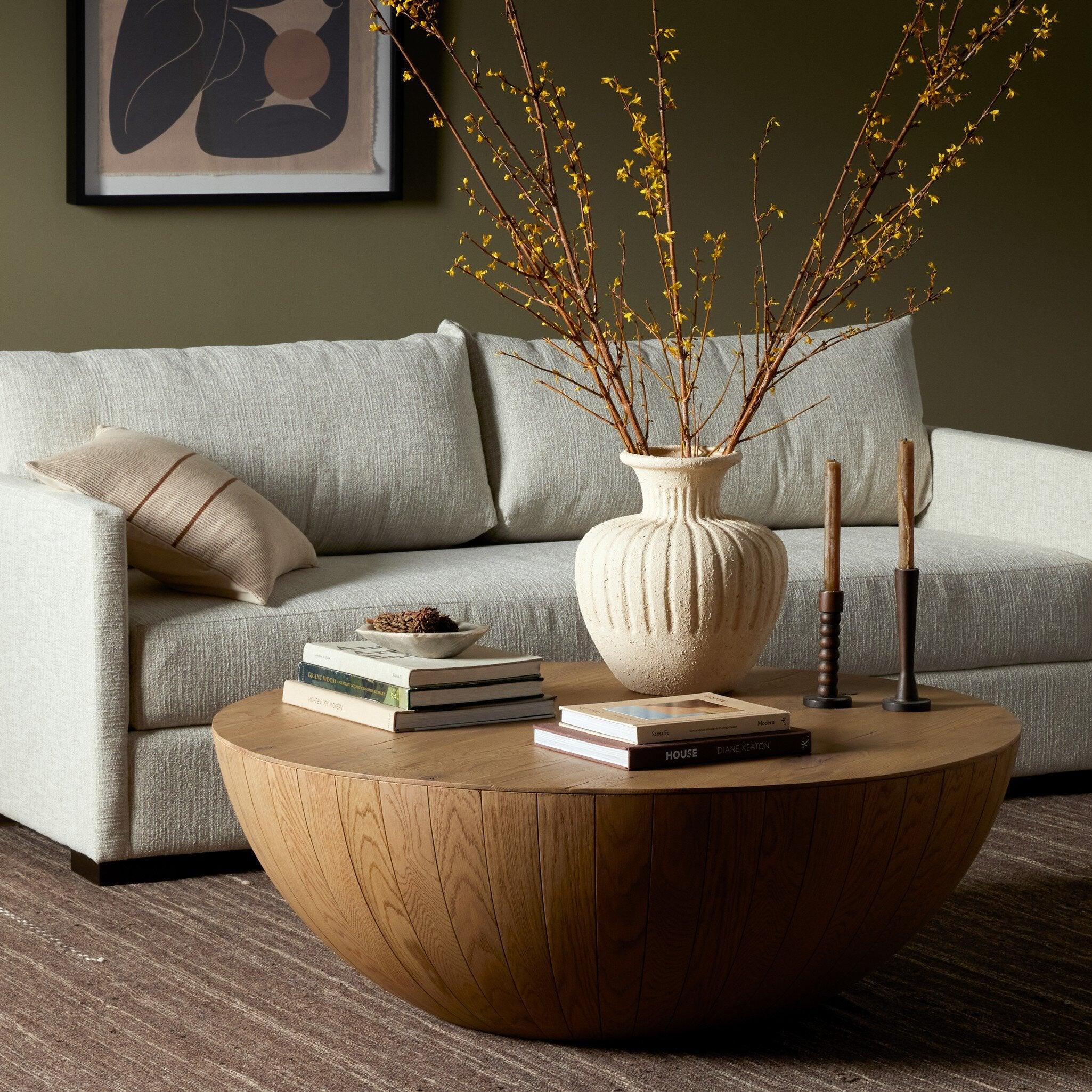Ryan Oak Coffee Table - Remutear