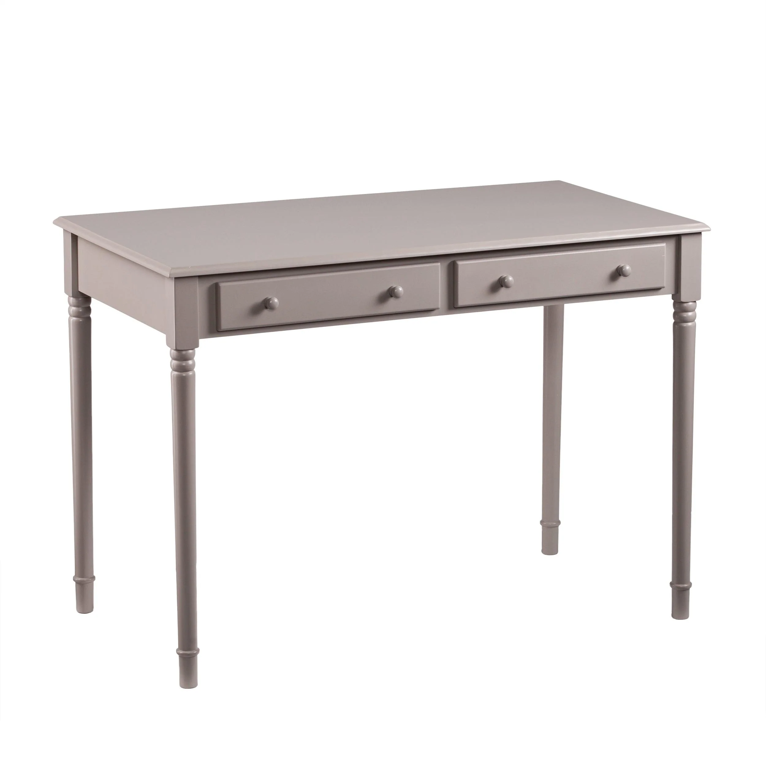 Janice 2-Drawer Writing Desk - Gray - Remutear