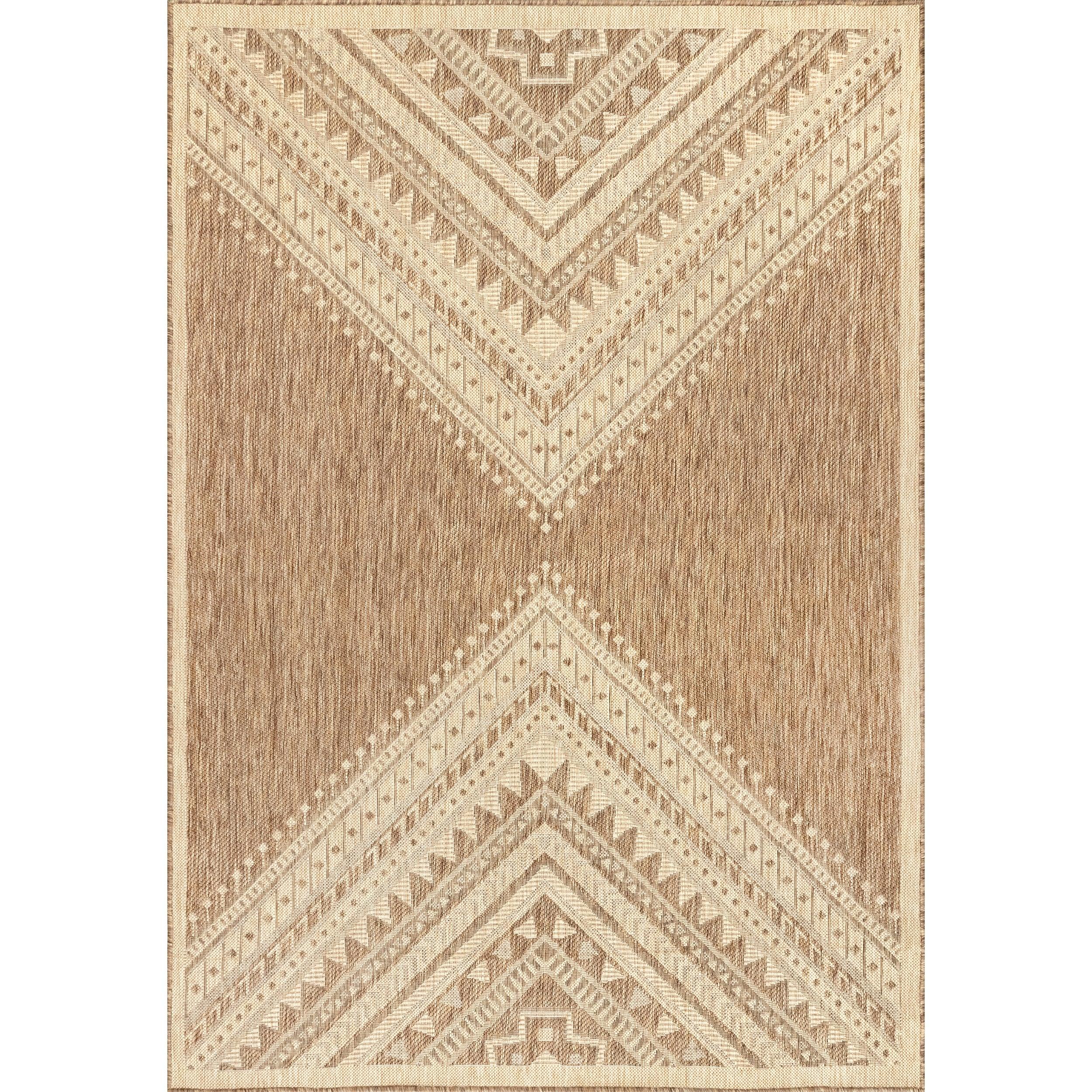Landry Aztec Indoor/Outdoor Area Rug - Remutear