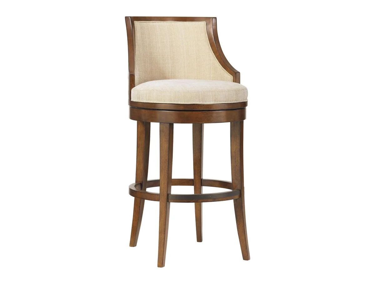 Ocean Club Cabana Swivel Bar Stool - Remutear