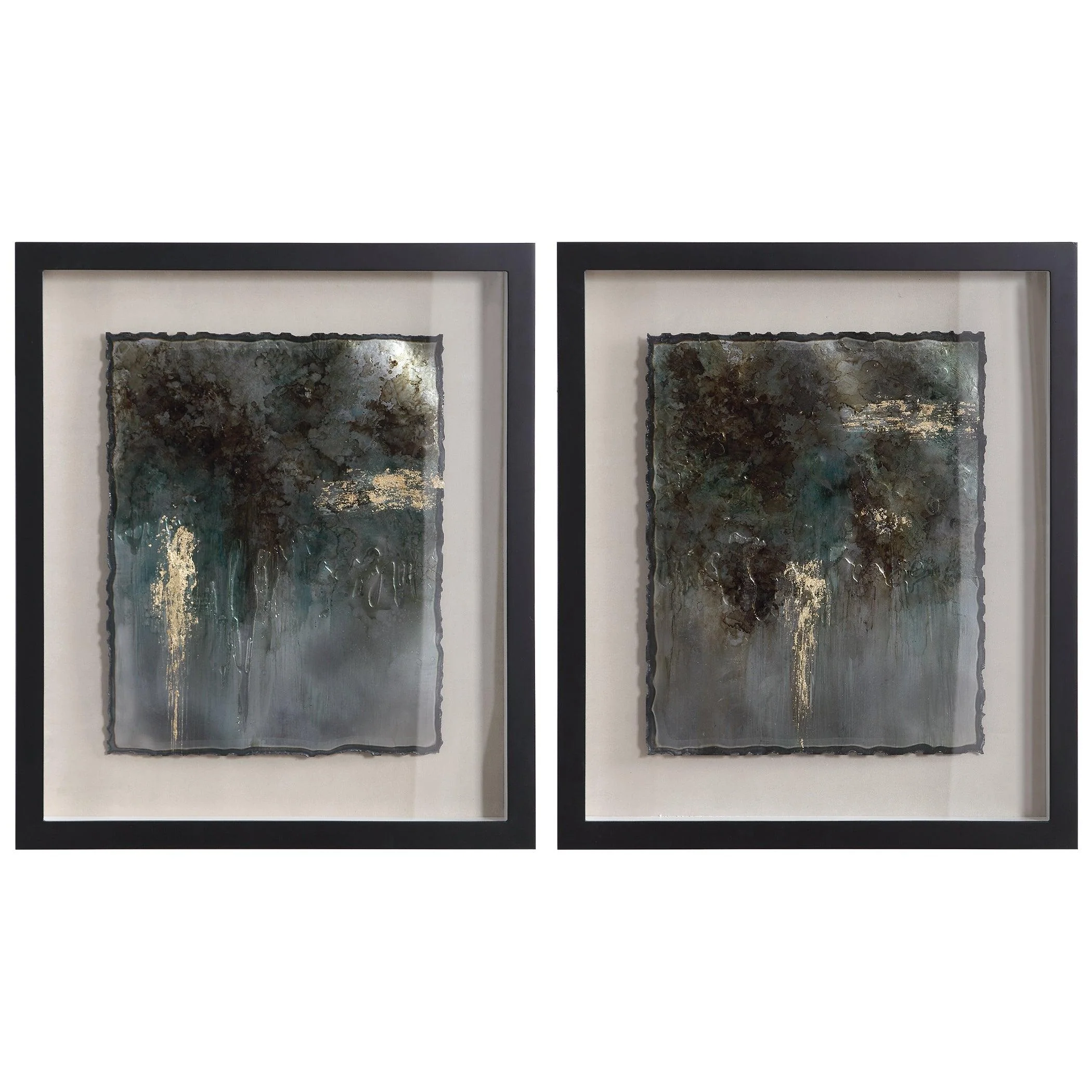RUSTIC PATINA FRAMED PRINTS, SET/2 - Remutear