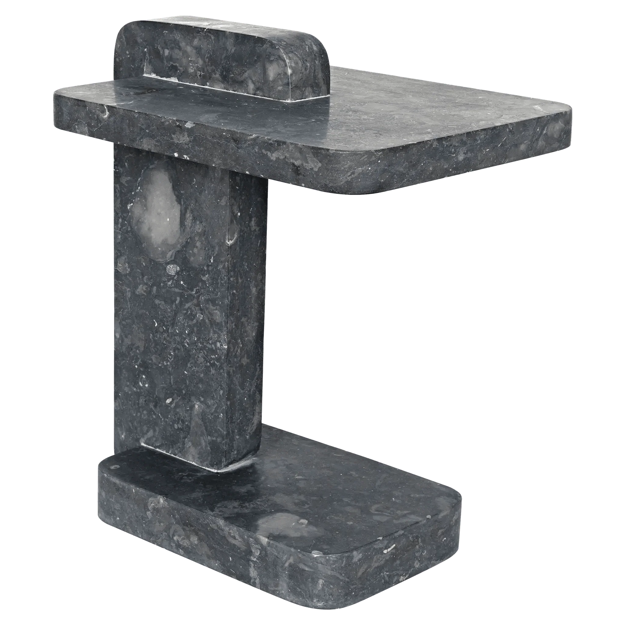 North Side Table, Black Marble - Remutear