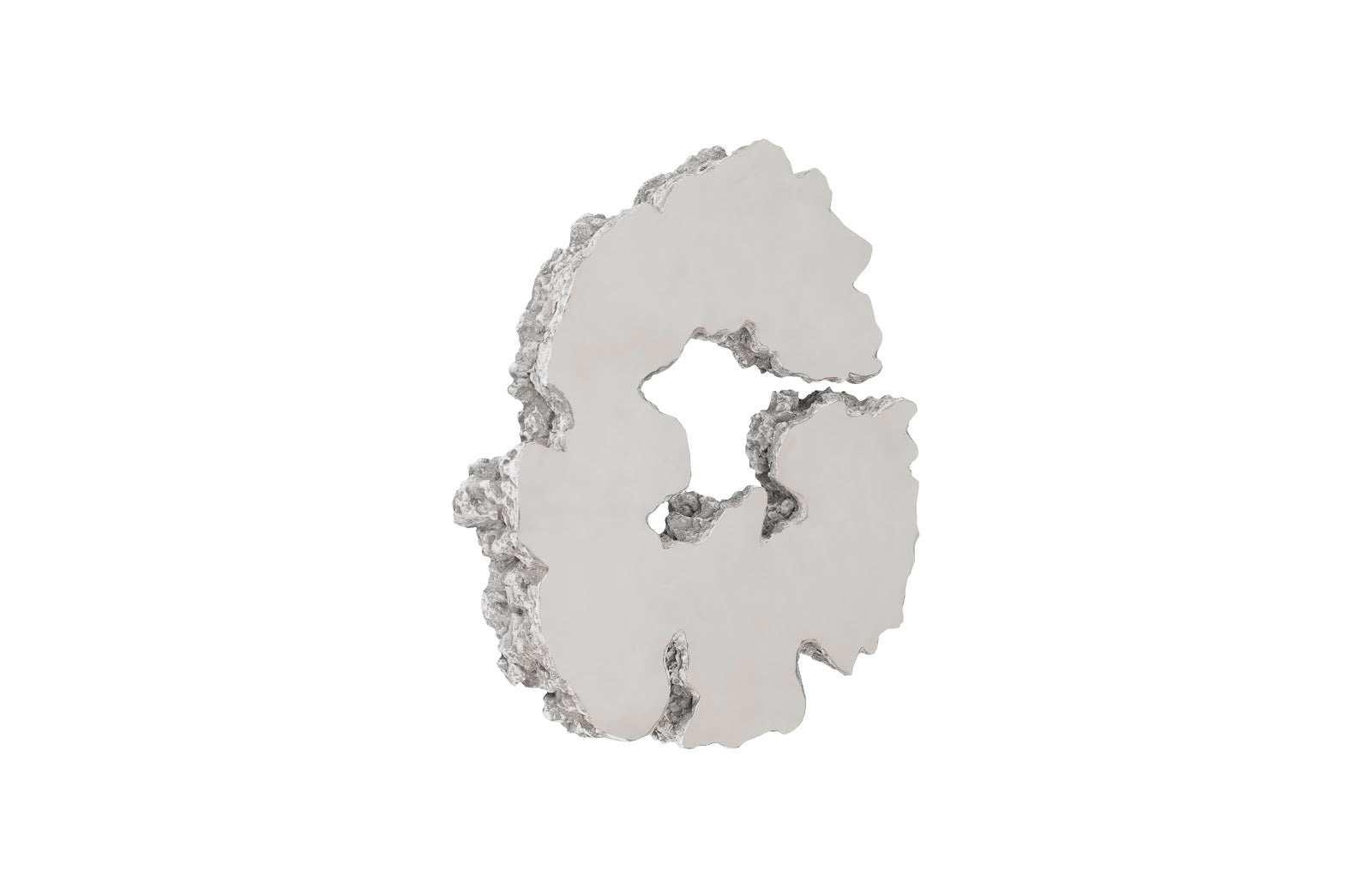 Lava Slice Wall Art, Resin, Stainless Steel, SM - Remutear