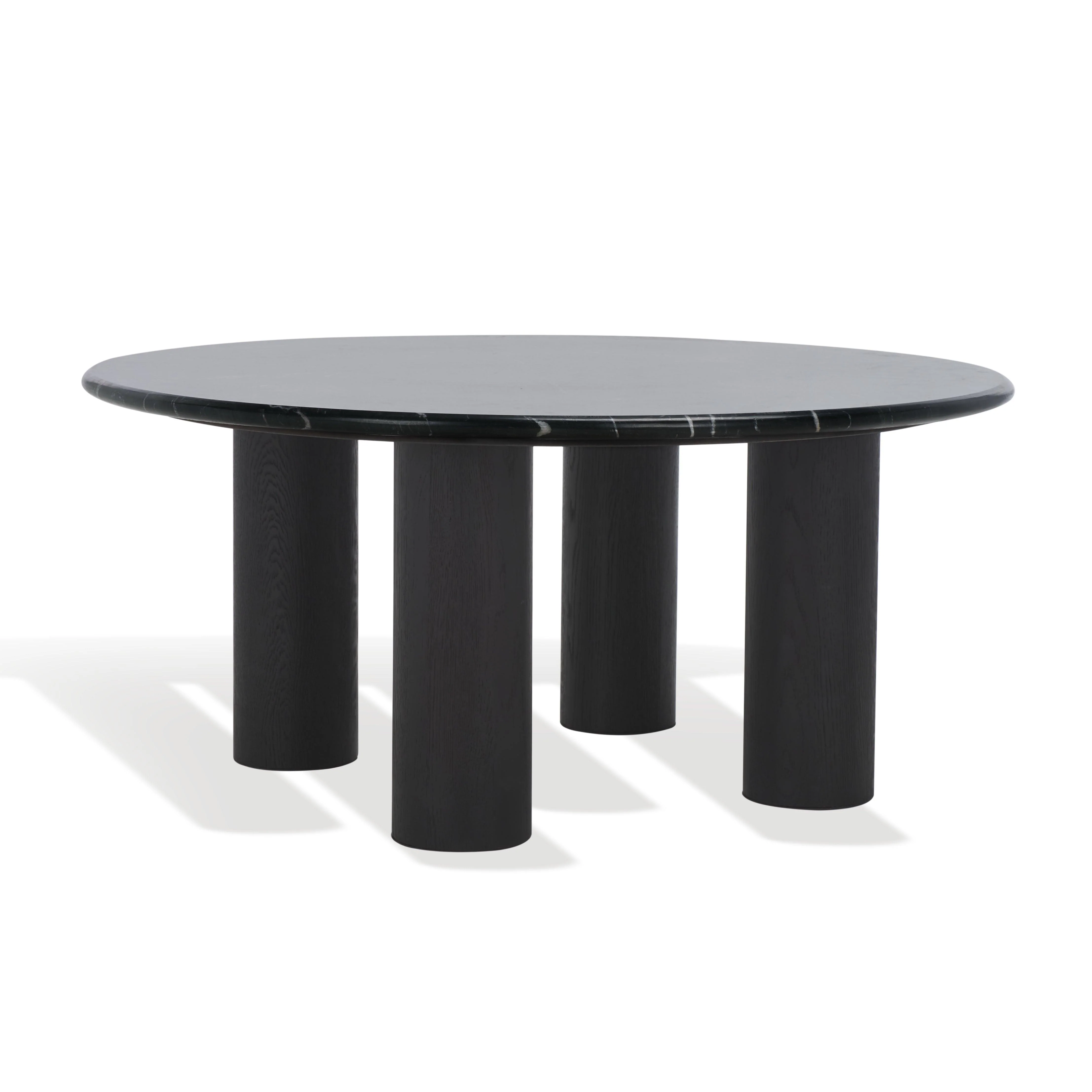 Tylee Round Marble Top Coffee Table - Remutear