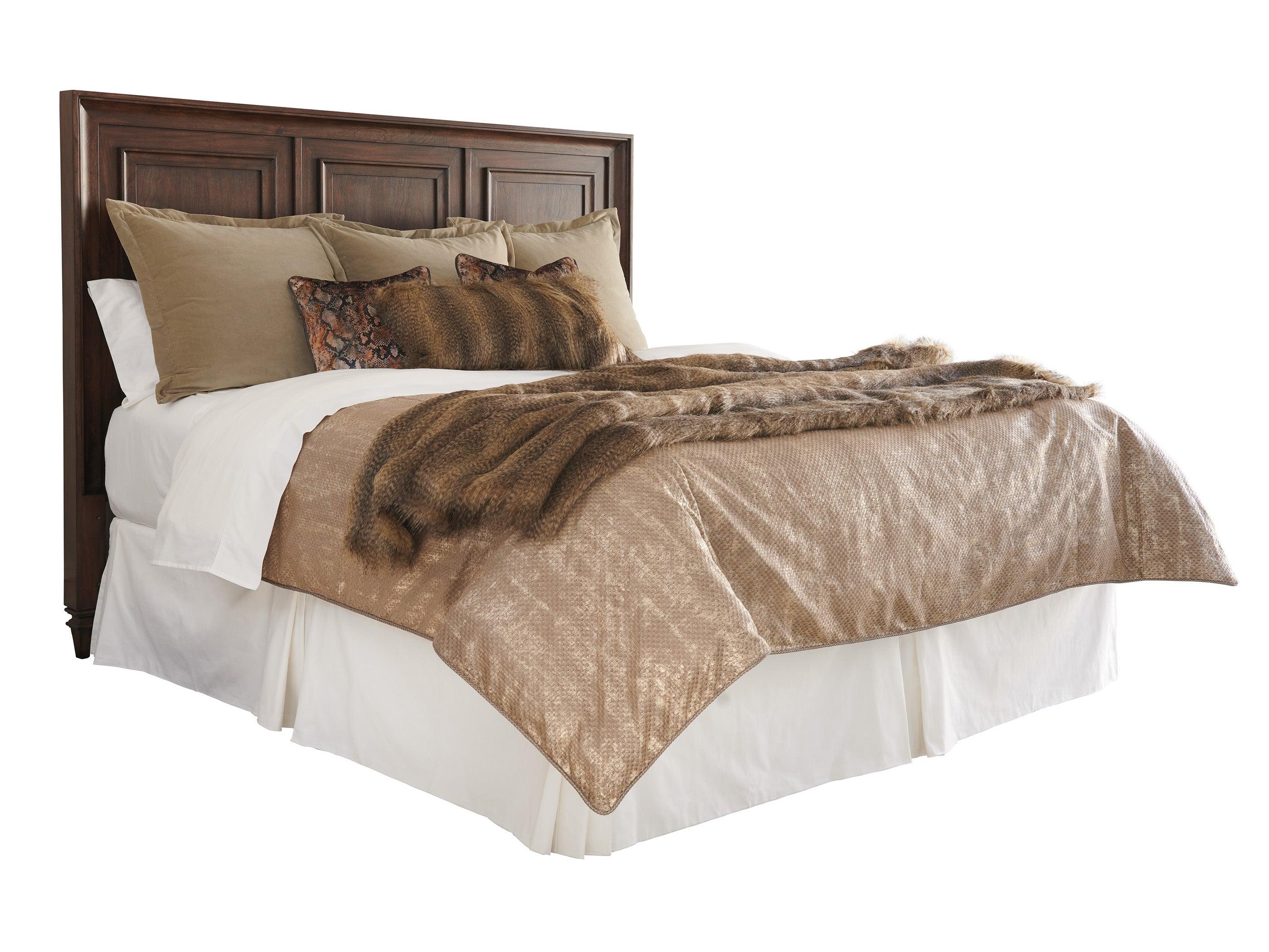 Silverado Walnut Creek Wood Panel Headboard - Remutear