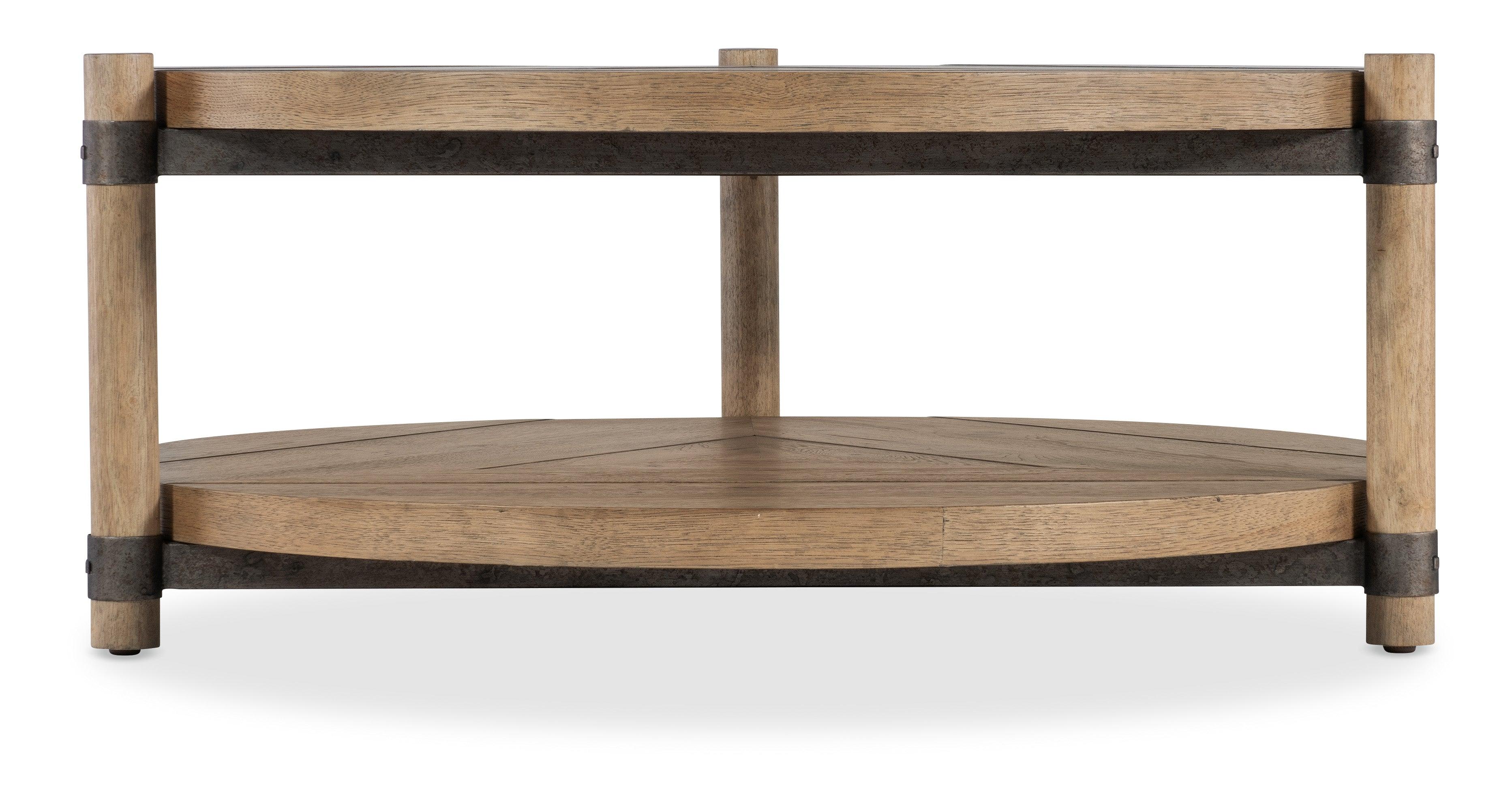 Vineyard Row Round Cocktail Table - Remutear