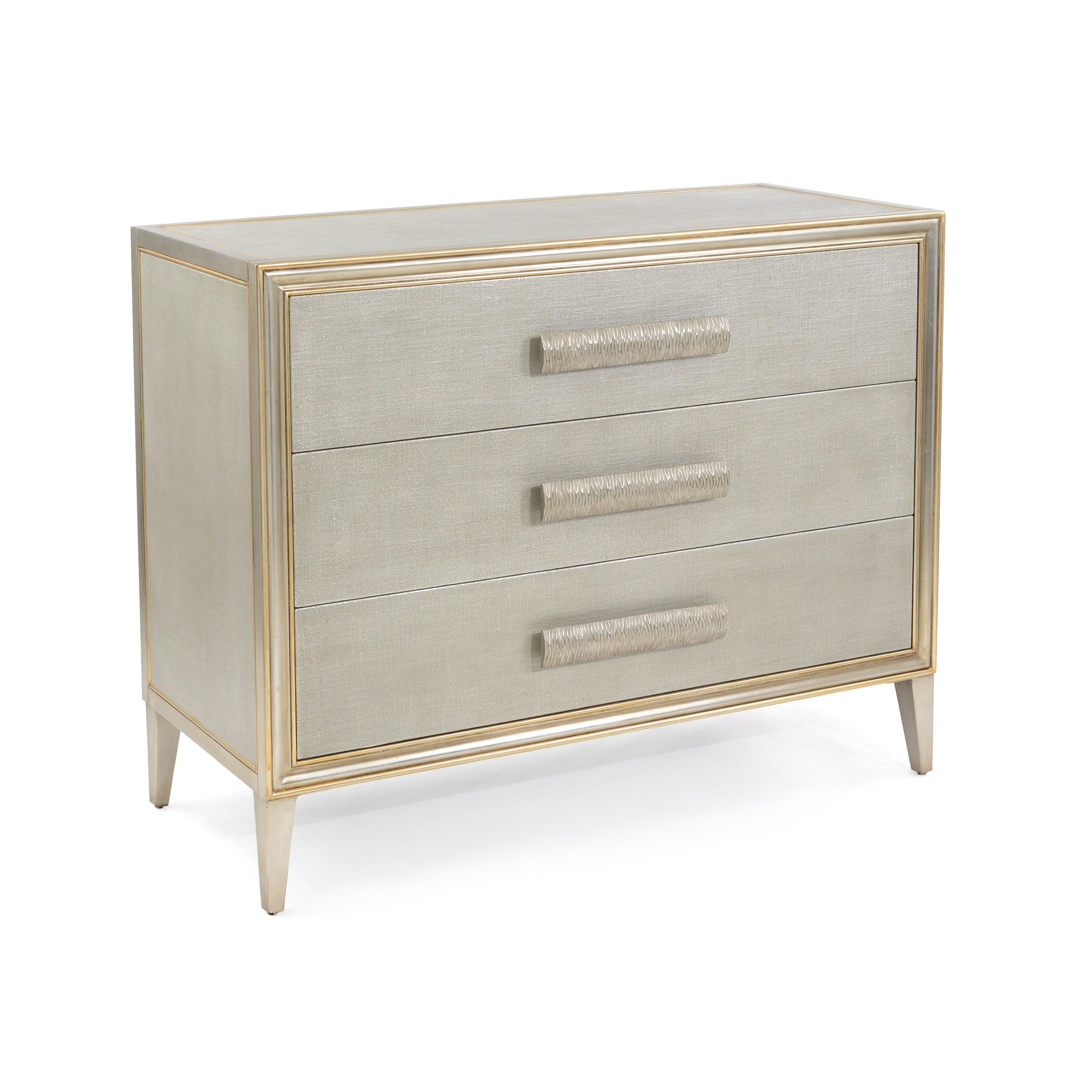 Cefalu Three-Drawer Nightstand - Remutear