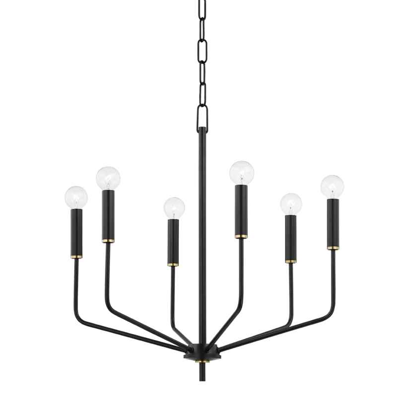 BAILEY 6 LIGHT CHANDELIER - Remutear