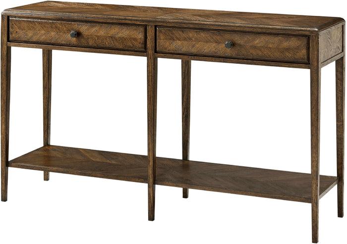 Nova Two Frieze Drawers Console Table - Remutear