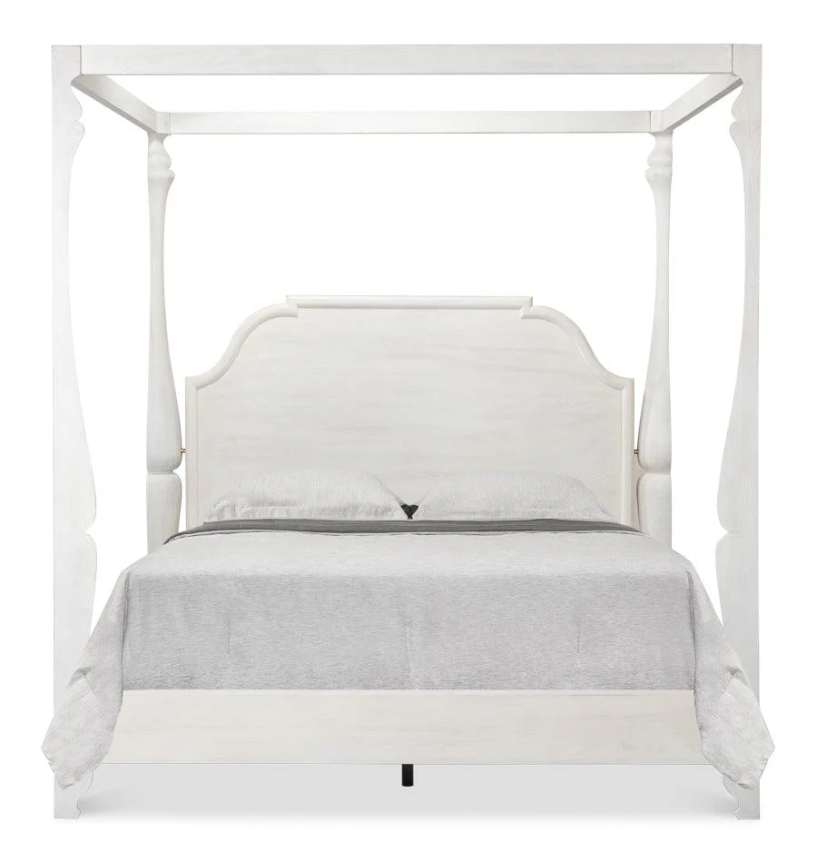 Madeline Bungalow Bed King Bungalow Wht - Remutear