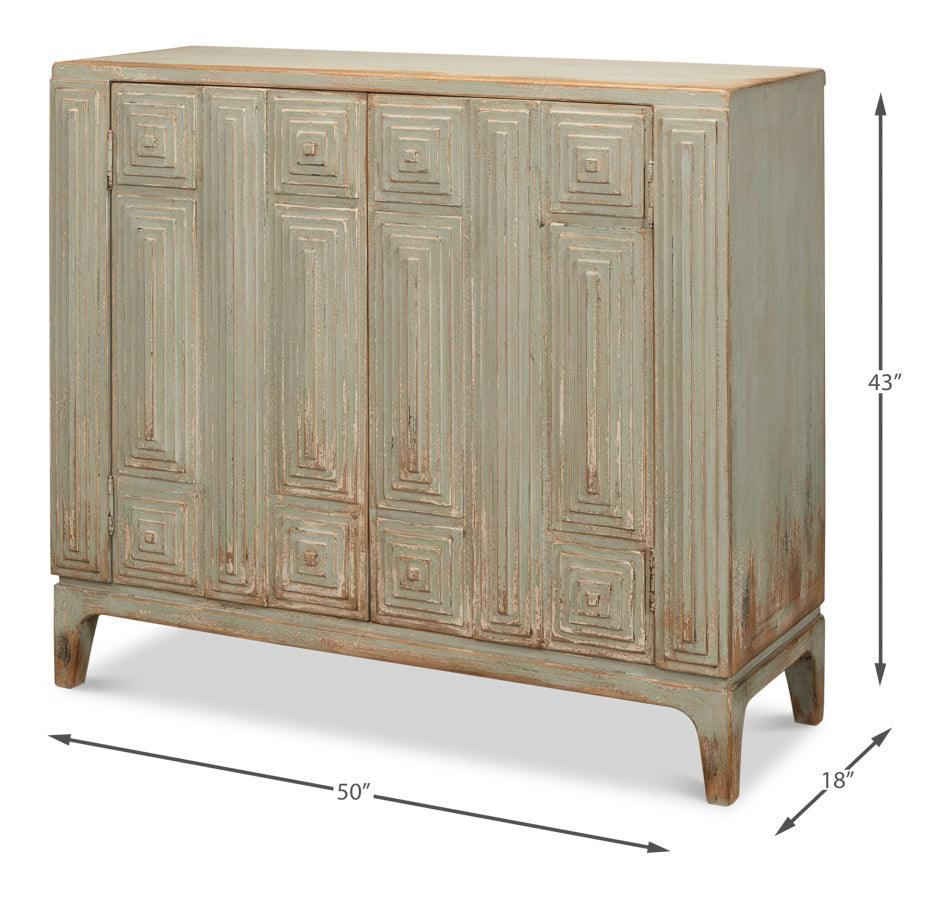 Peyton 2 Door Commode - Sage - Remutear