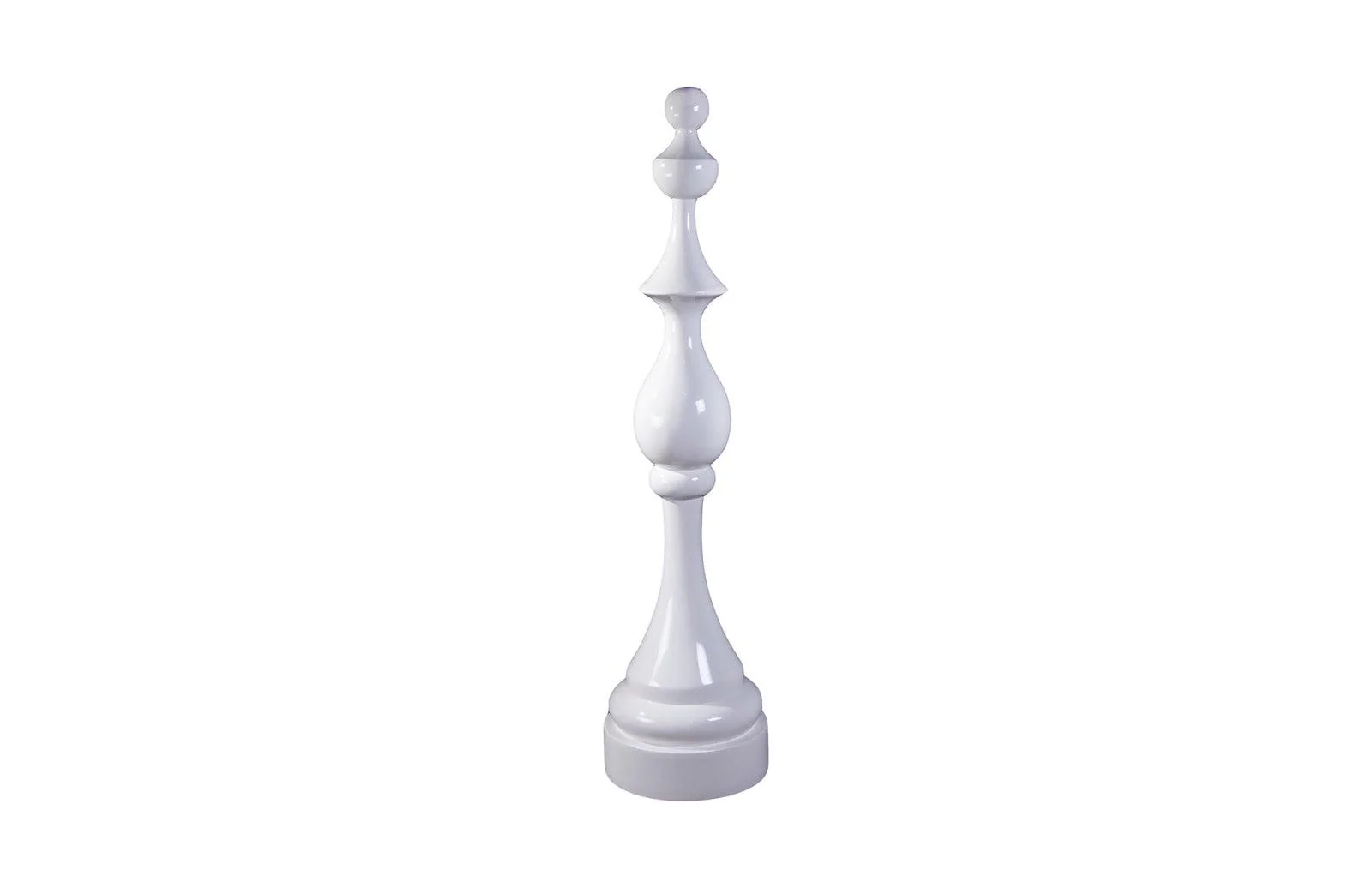 Check Mate Sculpture, White - Remutear