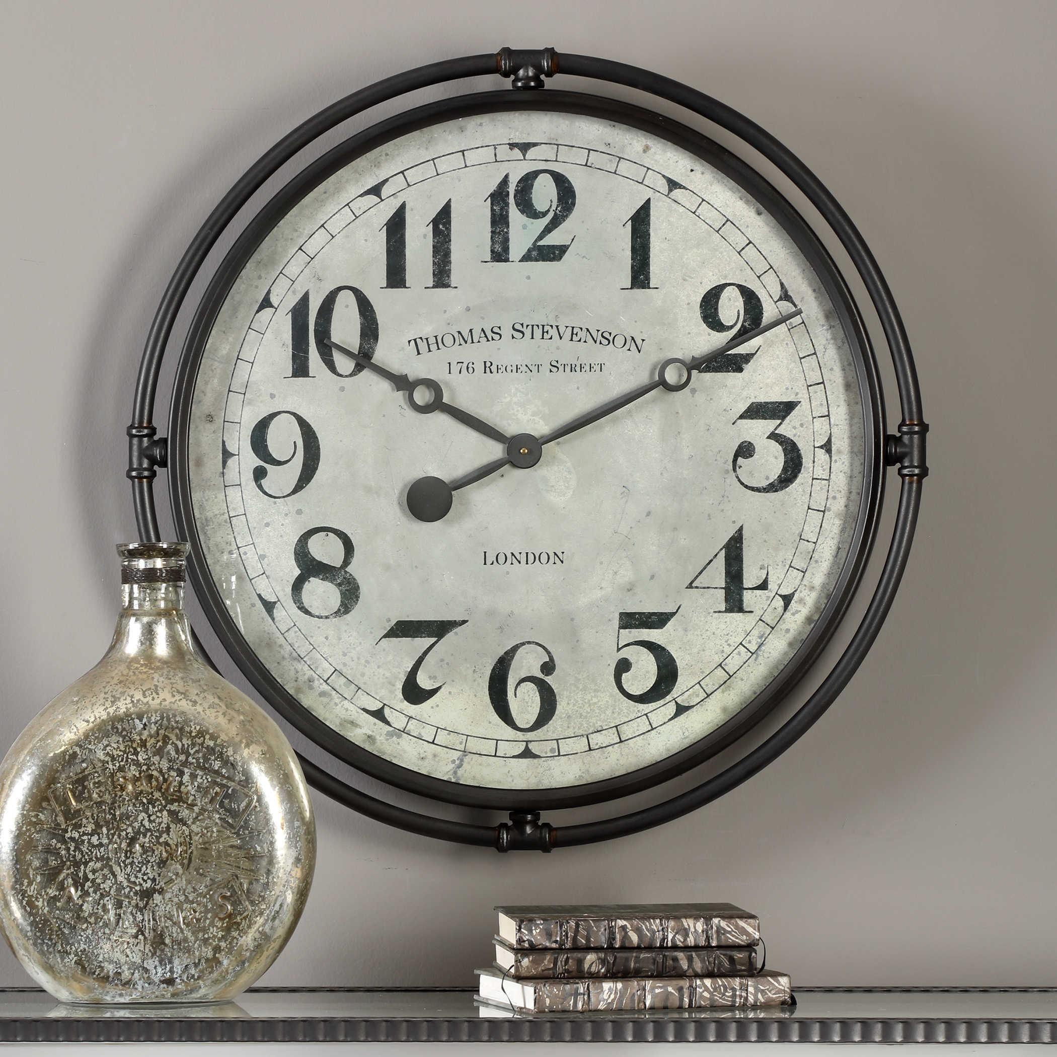 NAKUL INDUSTRIAL WALL CLOCK - Remutear