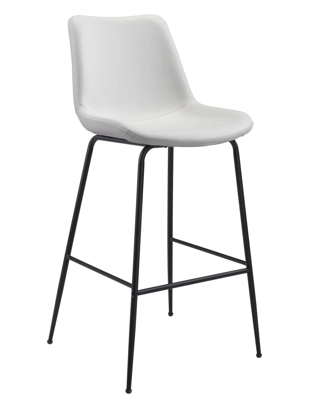 Byron Bar Chair White - Remutear