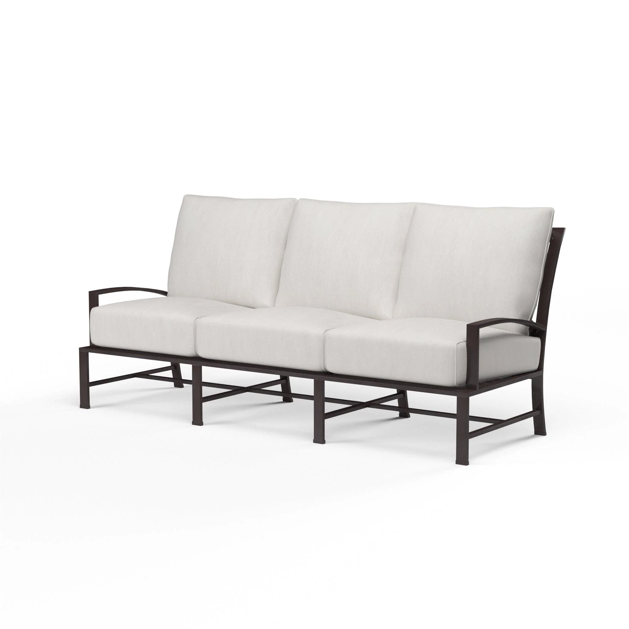 La Jolla Sofa in Canvas Flax w/ Self Welt - Remutear