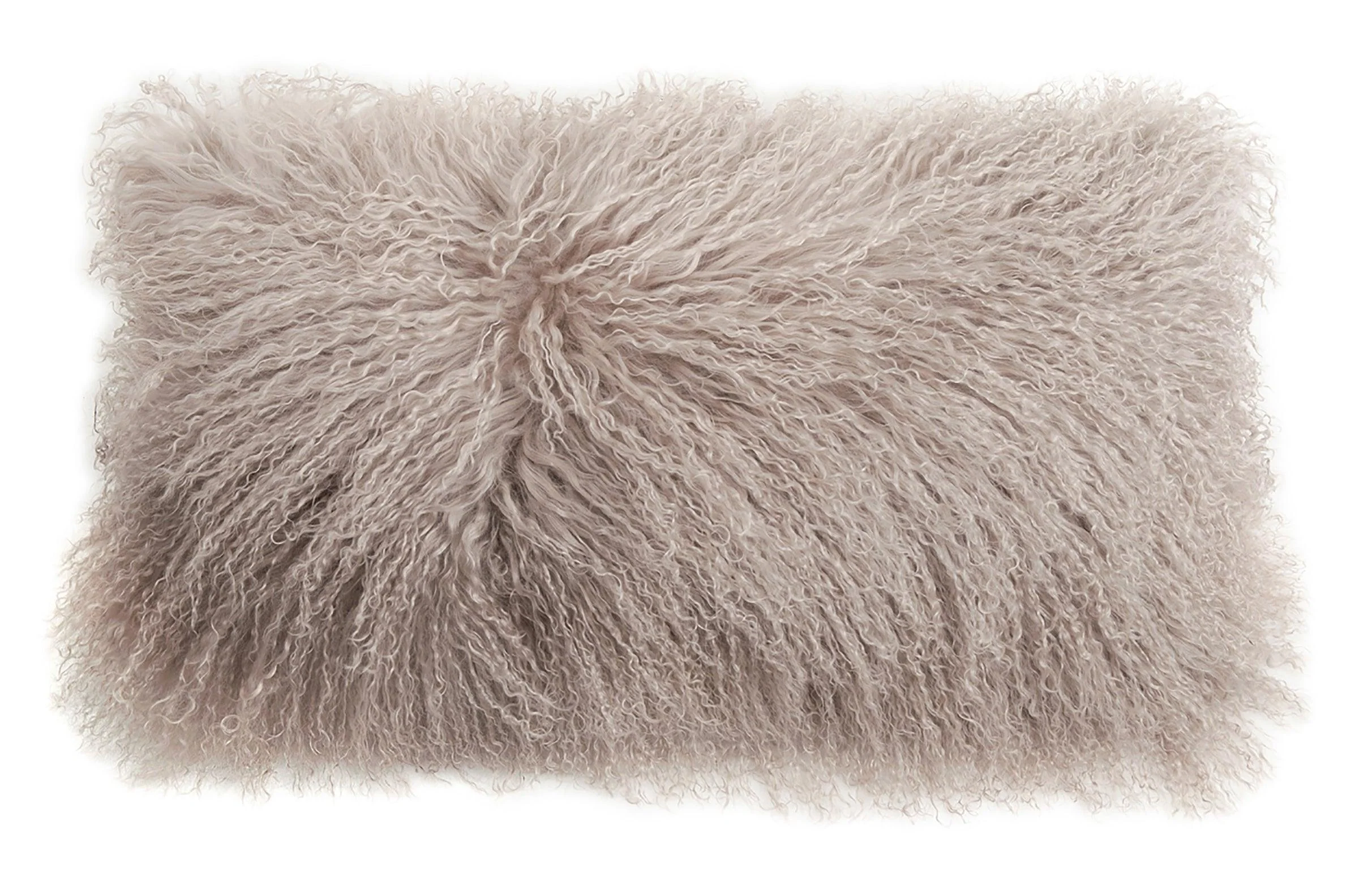 Longwool Tibetan Lamb Lumbar Cushion - Remutear