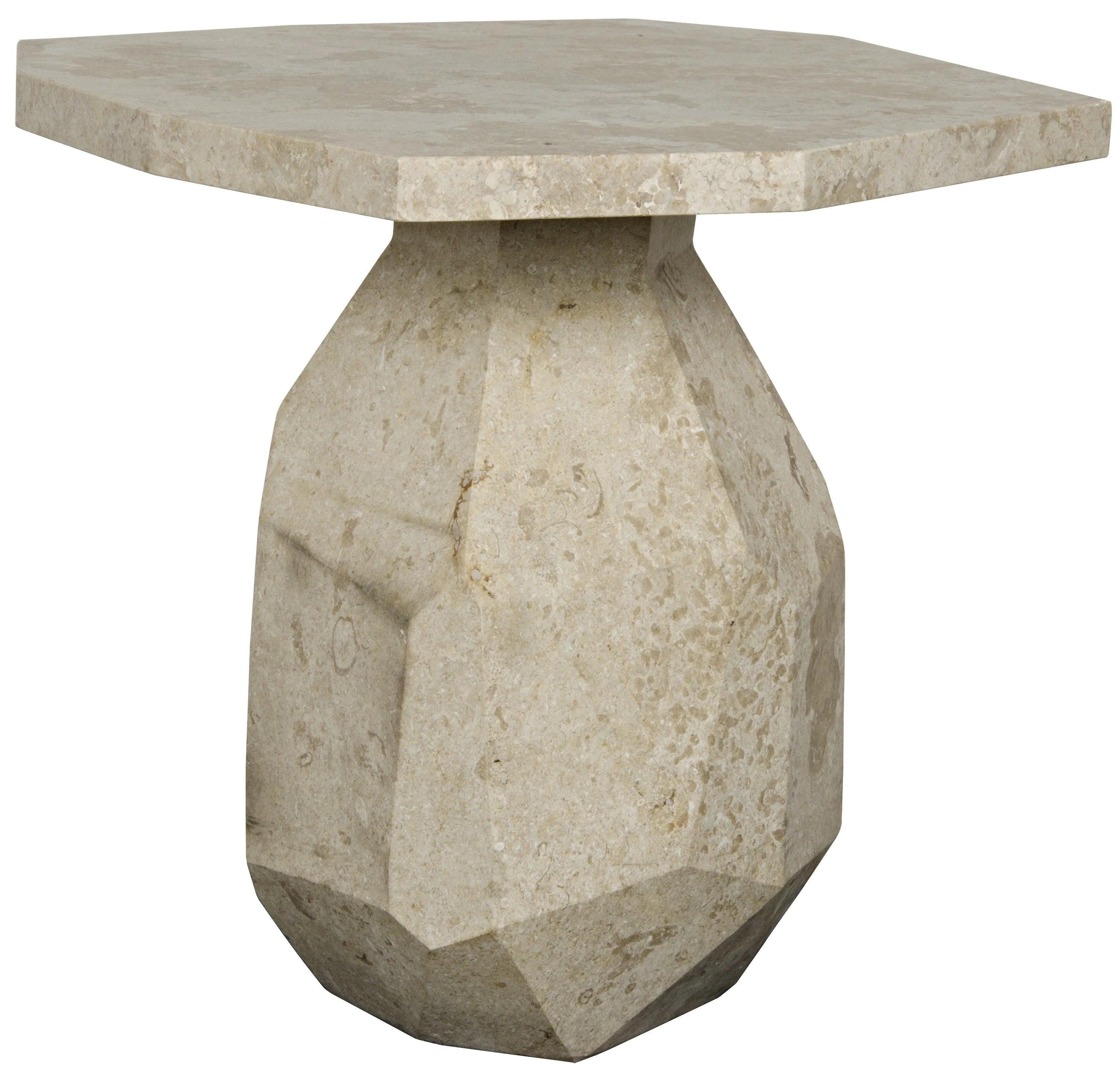 Polyhedron Side Table - Natural - Remutear