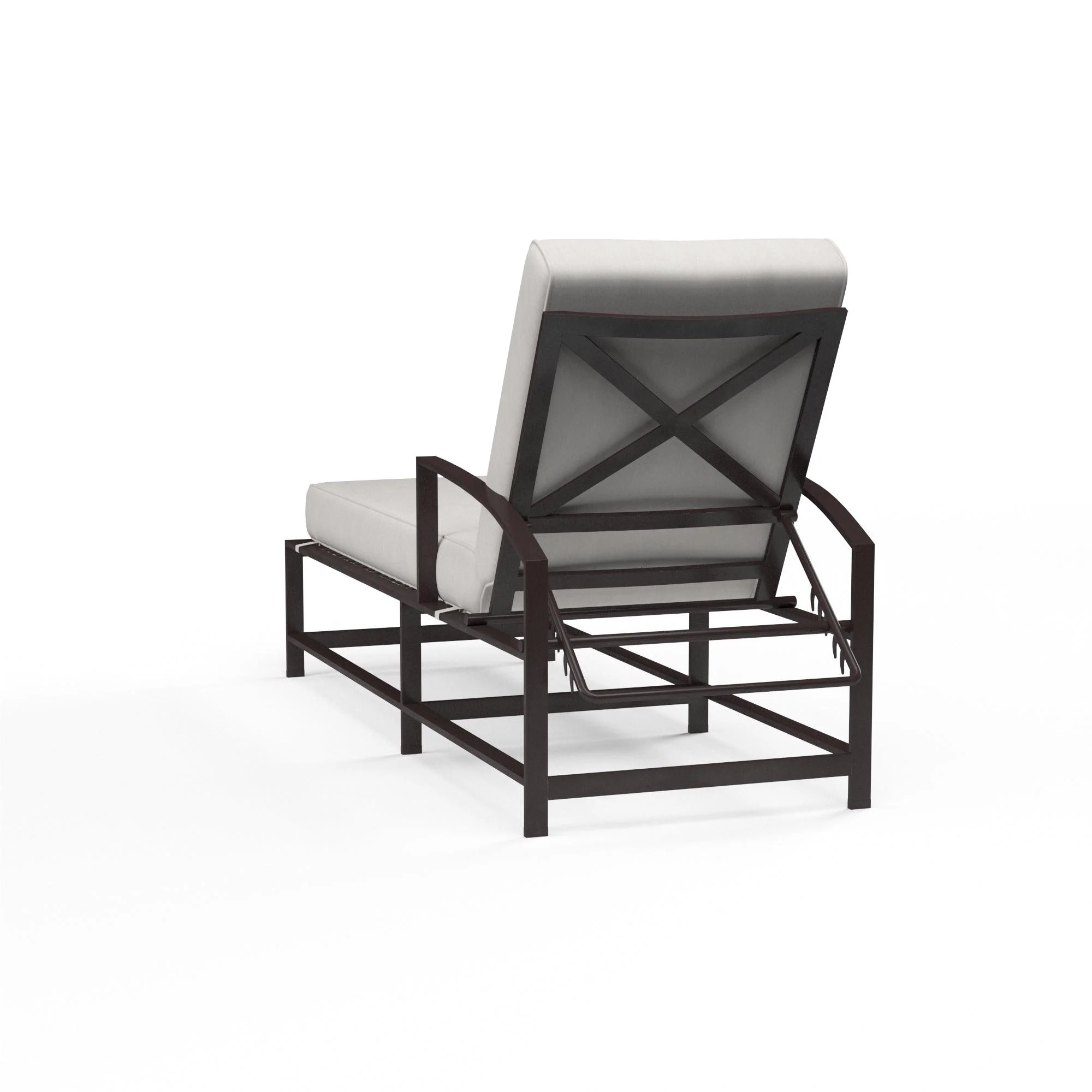 La Jolla Chaise in Canvas Flax w/ Self Welt - Remutear