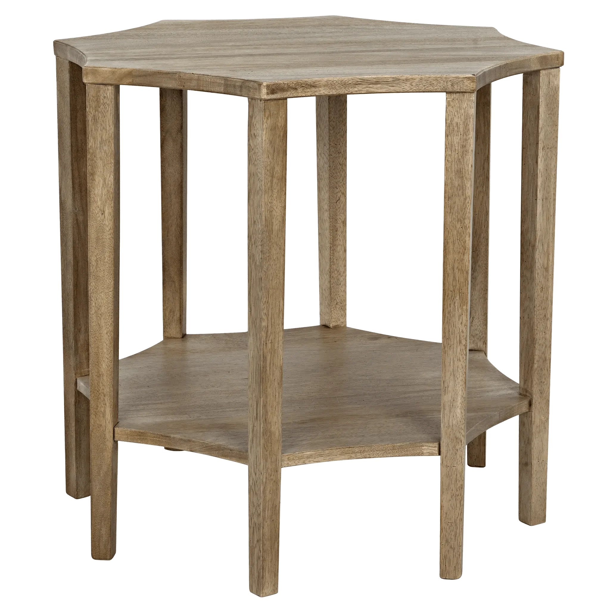 Ariana Side Table, Washed Walnut - Remutear