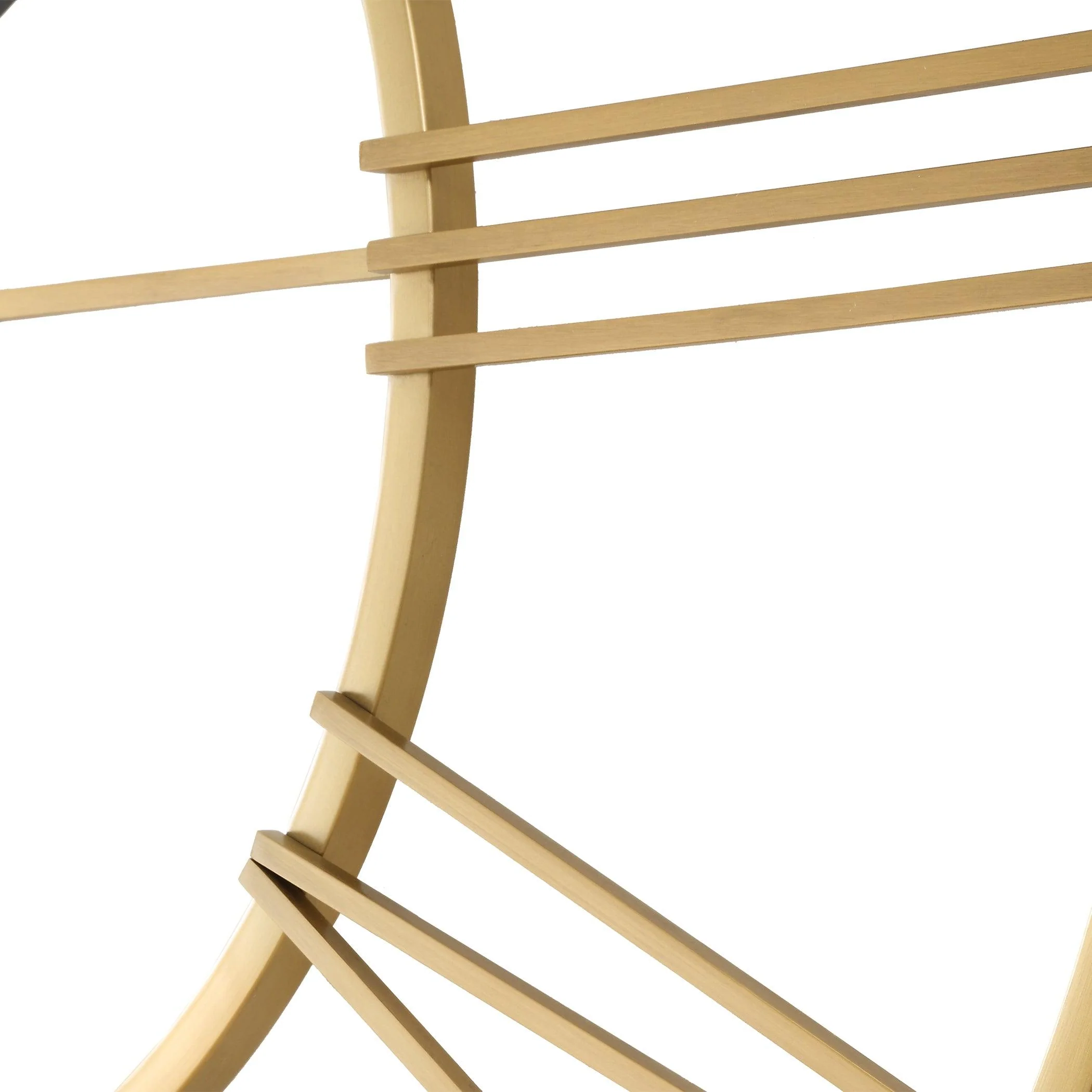 Keyann Brass Wall Clock - Remutear