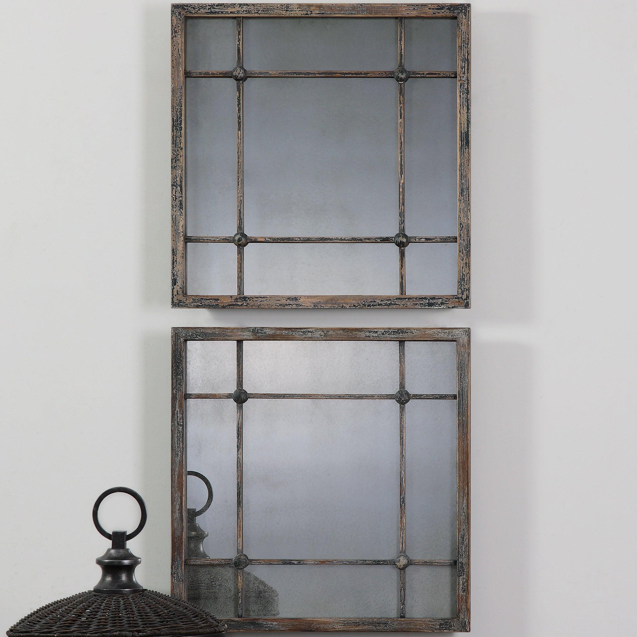 SARAGANO SQUARE MIRRORS SET/2 - Remutear