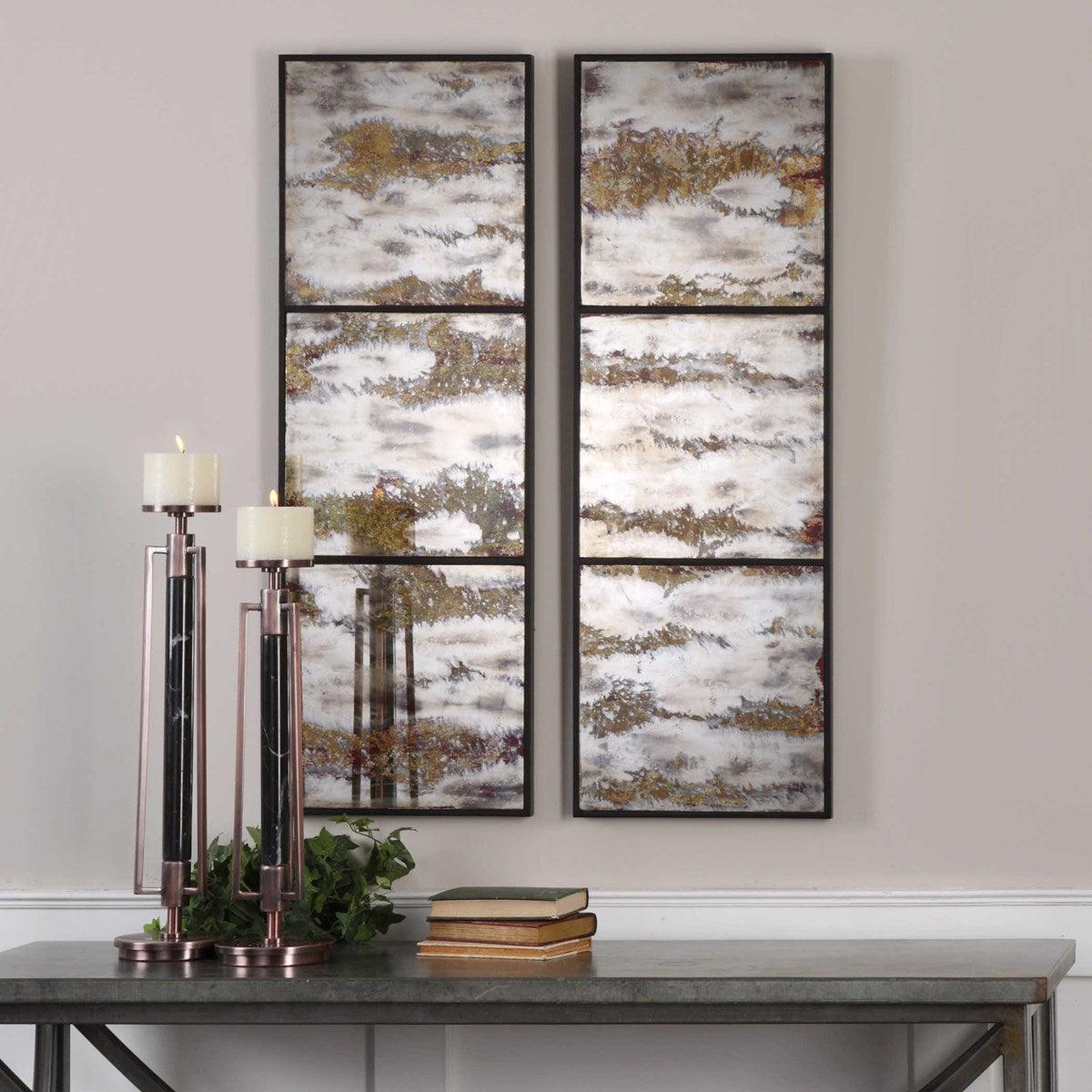 RAHILA MIRRORED WALL PANELS - Remutear