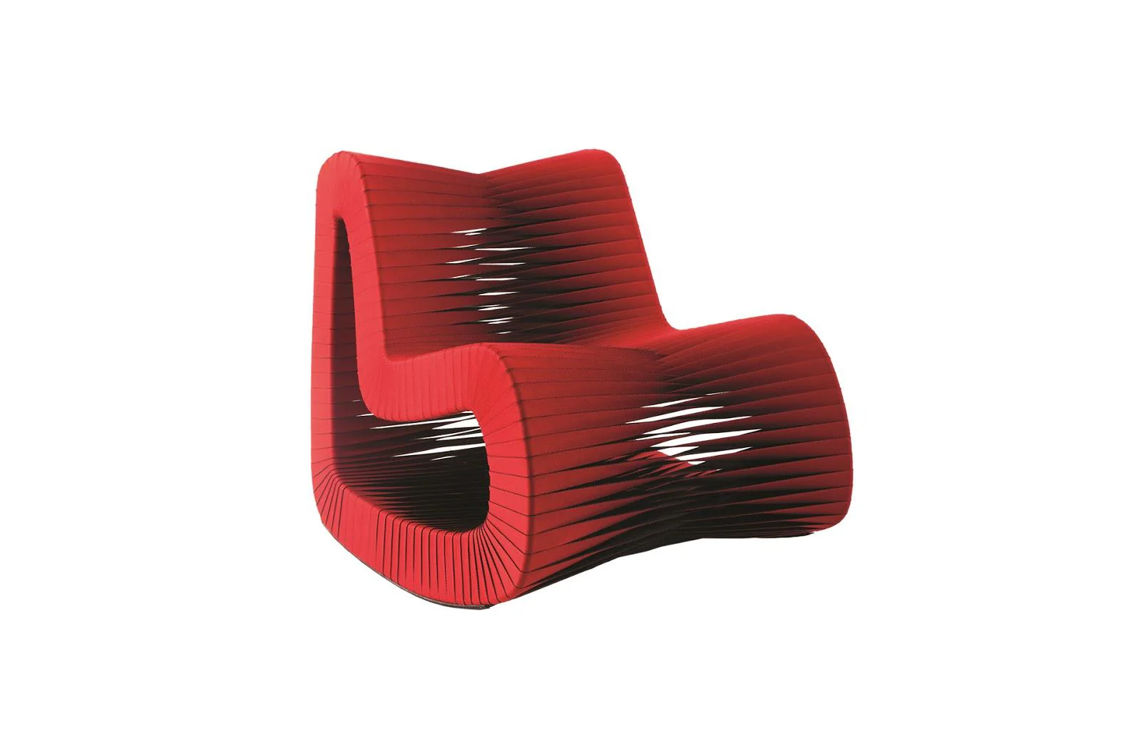 Seat Belt Rocking Chair, Red - Remutear