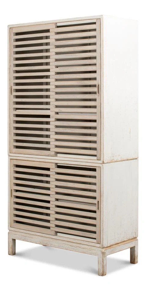 Groovy Doors Bookcase - Whitewash - Remutear