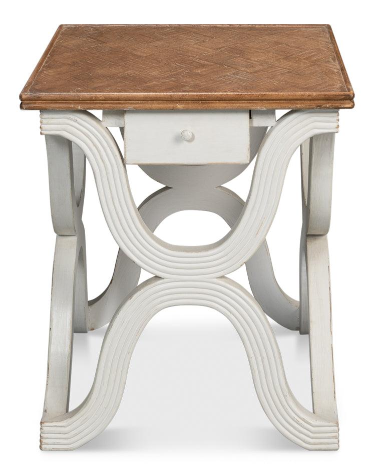Wavy Side Table - Antique White - Remutear