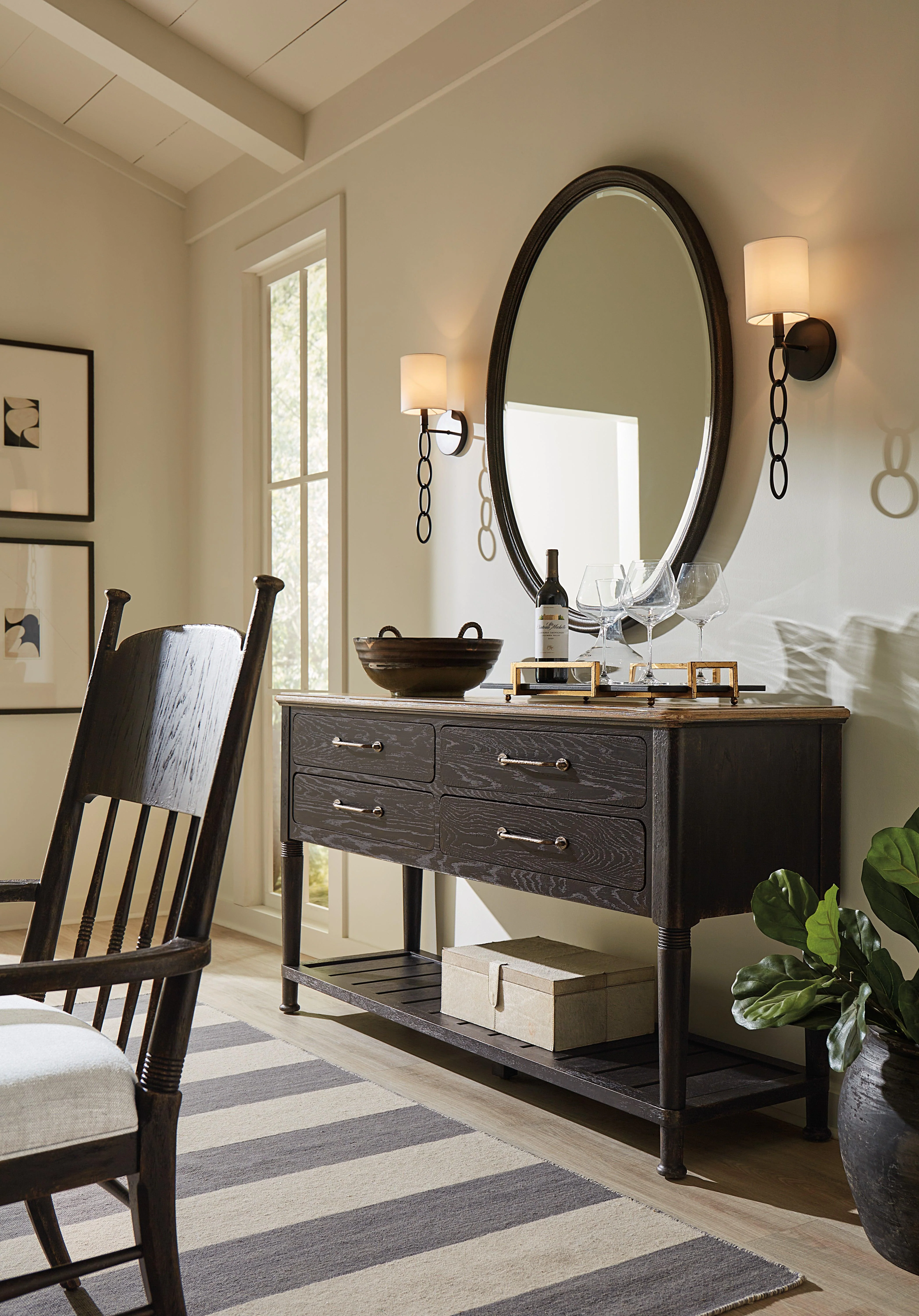 Americana Oval Mirror - Molasses - Remutear
