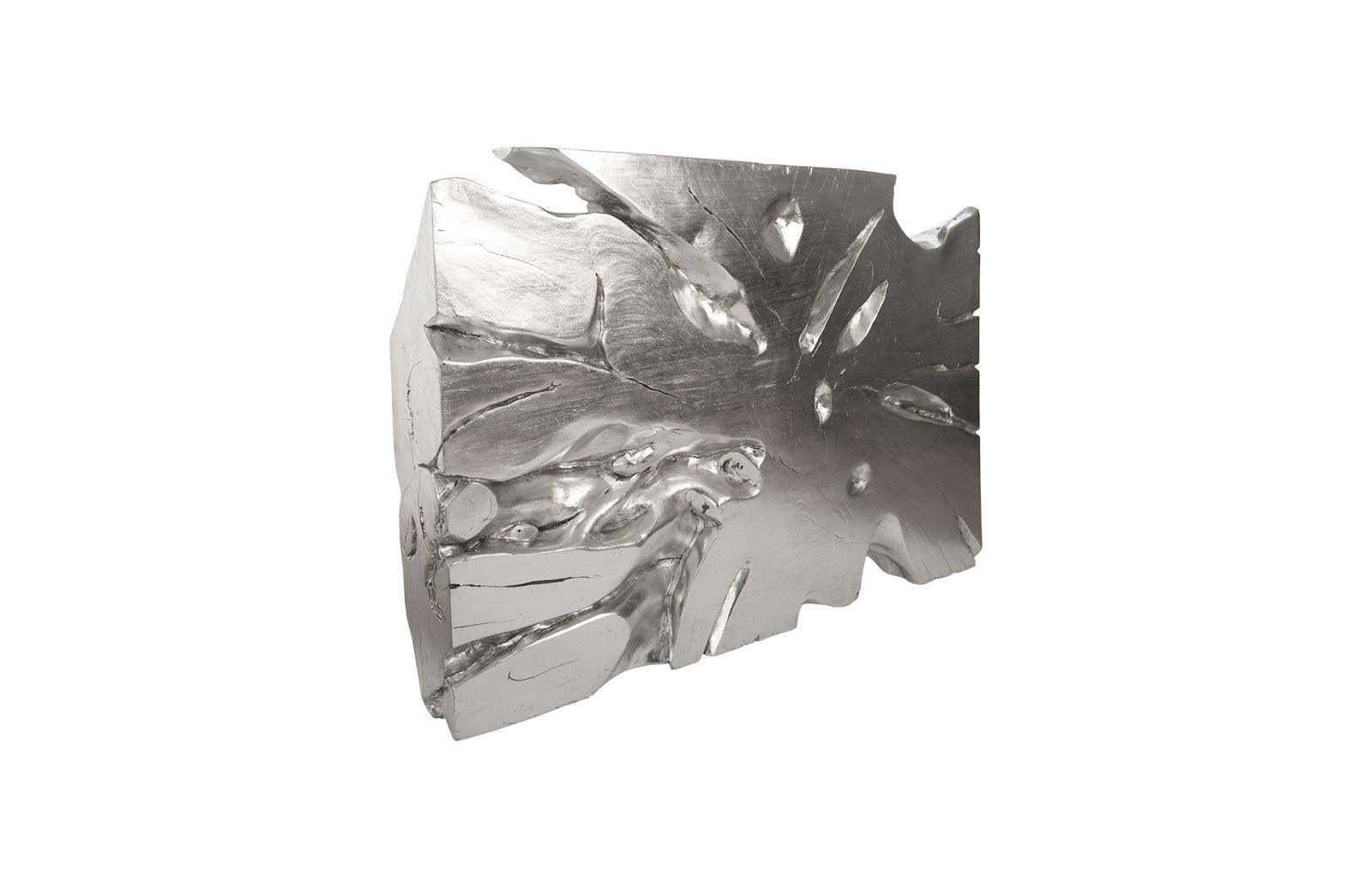 Freeform Wall Art, Large, Silver Leaf - Remutear