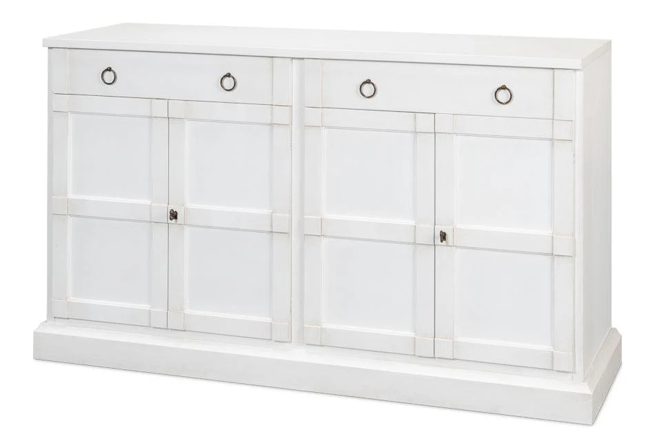 Media Console - Cortina White - Remutear
