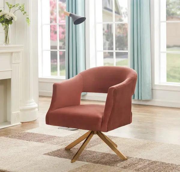 QUARTZ SWIVEL ACCENT CHAIR - Remutear