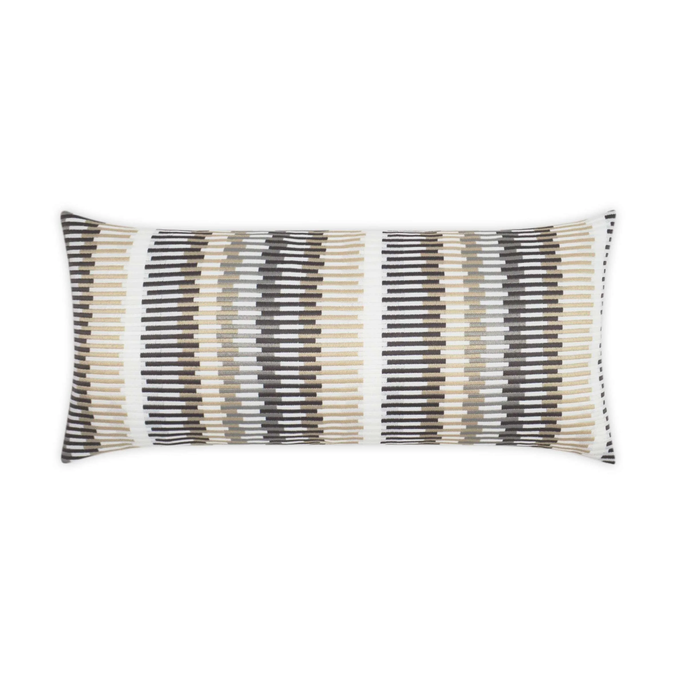 Outdoor Sunfun Stripe Lumbar Pillow - Remutear