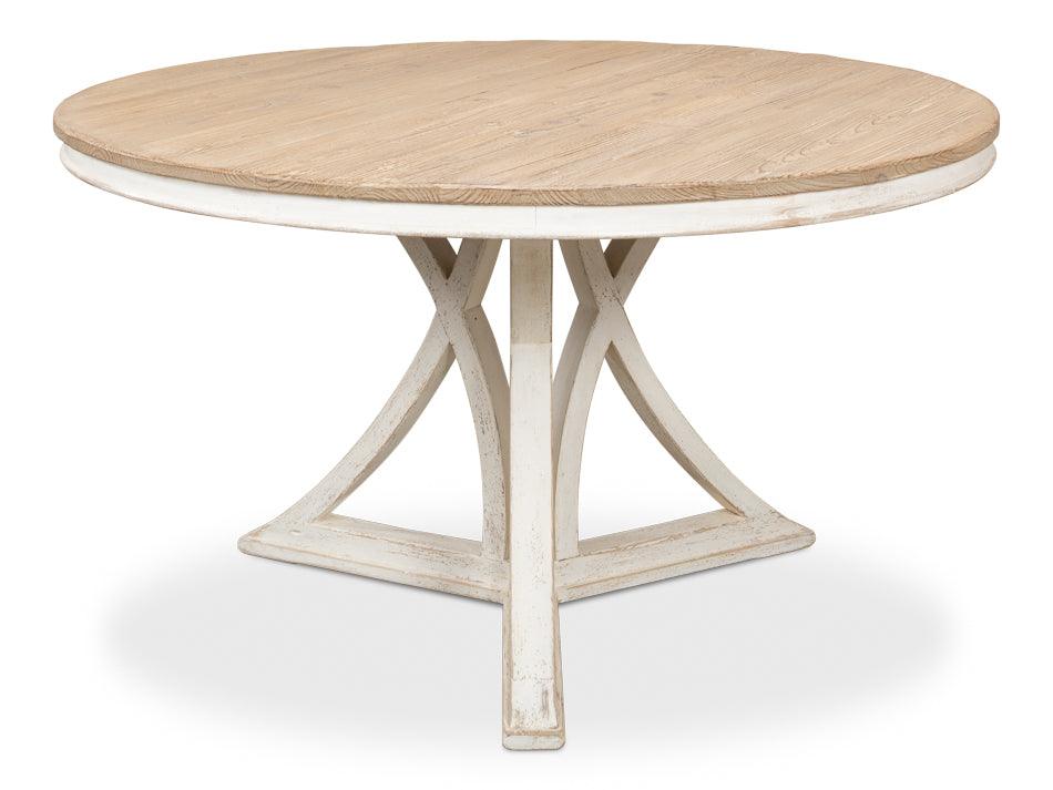 Flying Buttress Dining Table Ant. White - Remutear