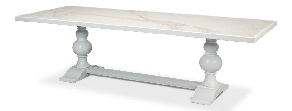 Rectangular Dining Table Cortina White 2 - Remutear